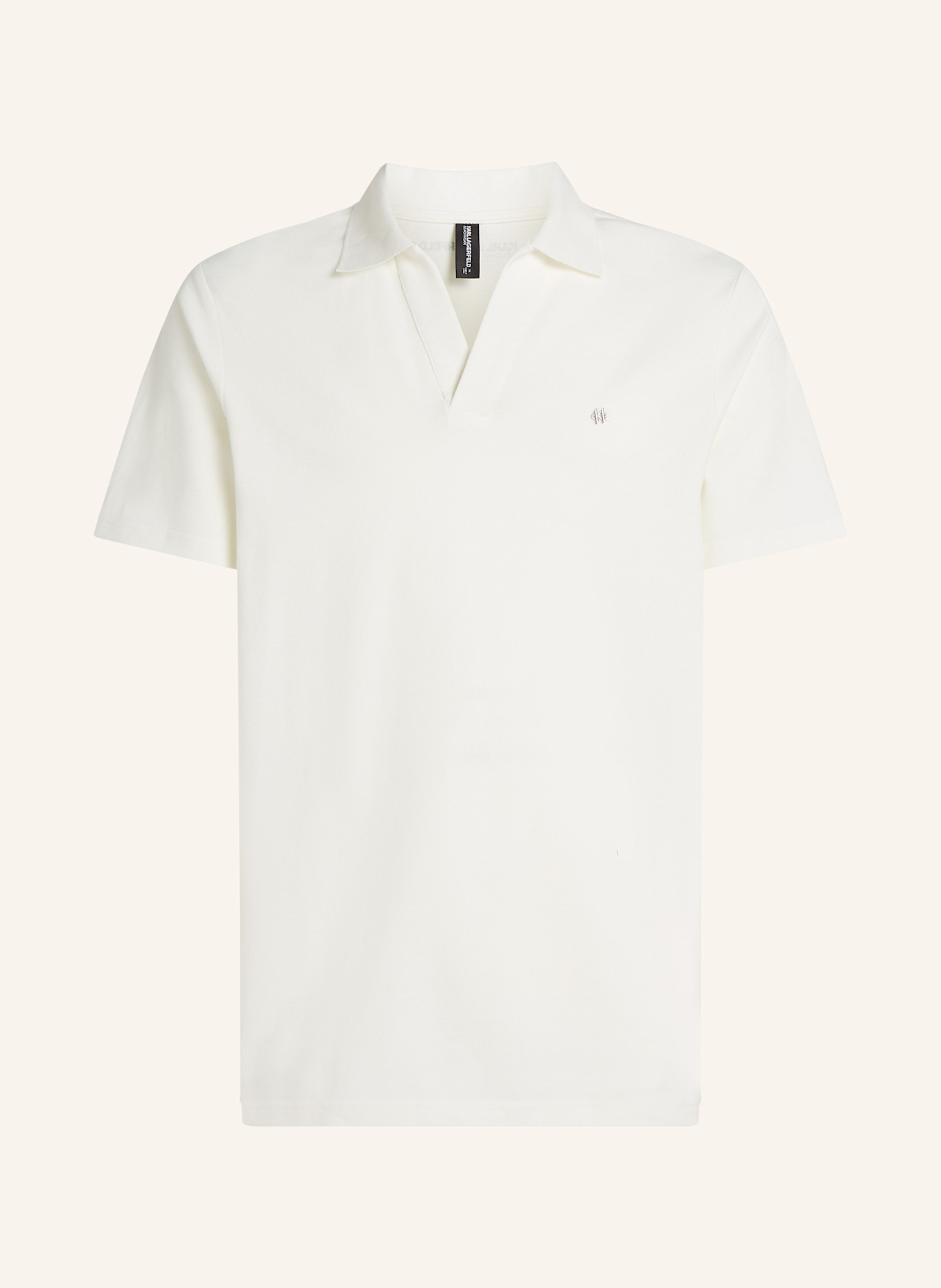 KARL LAGERFELD Poloshirt: BEIGE