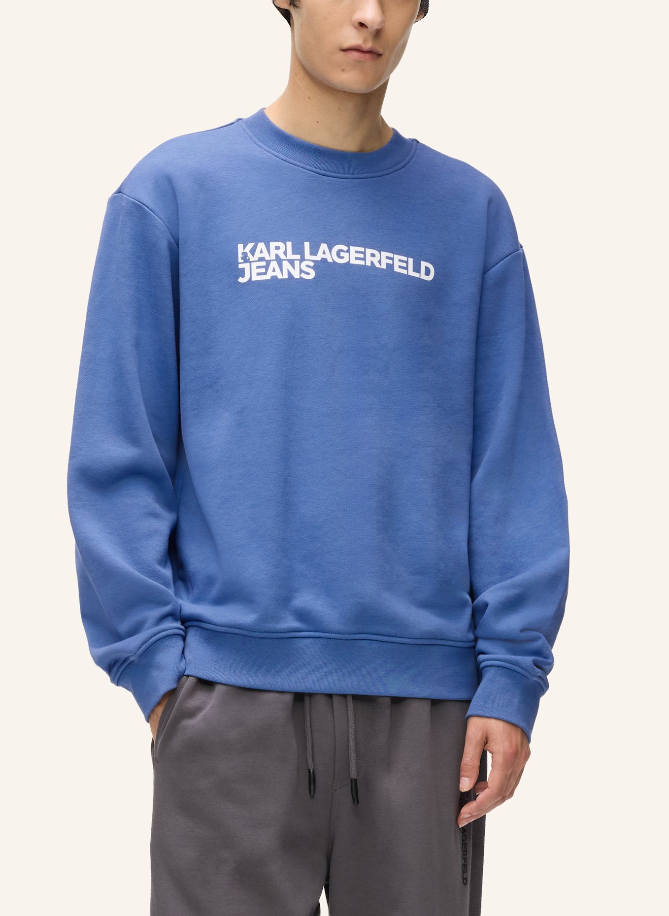 KARL LAGERFELD JEANS Sweatshirt: BLAU