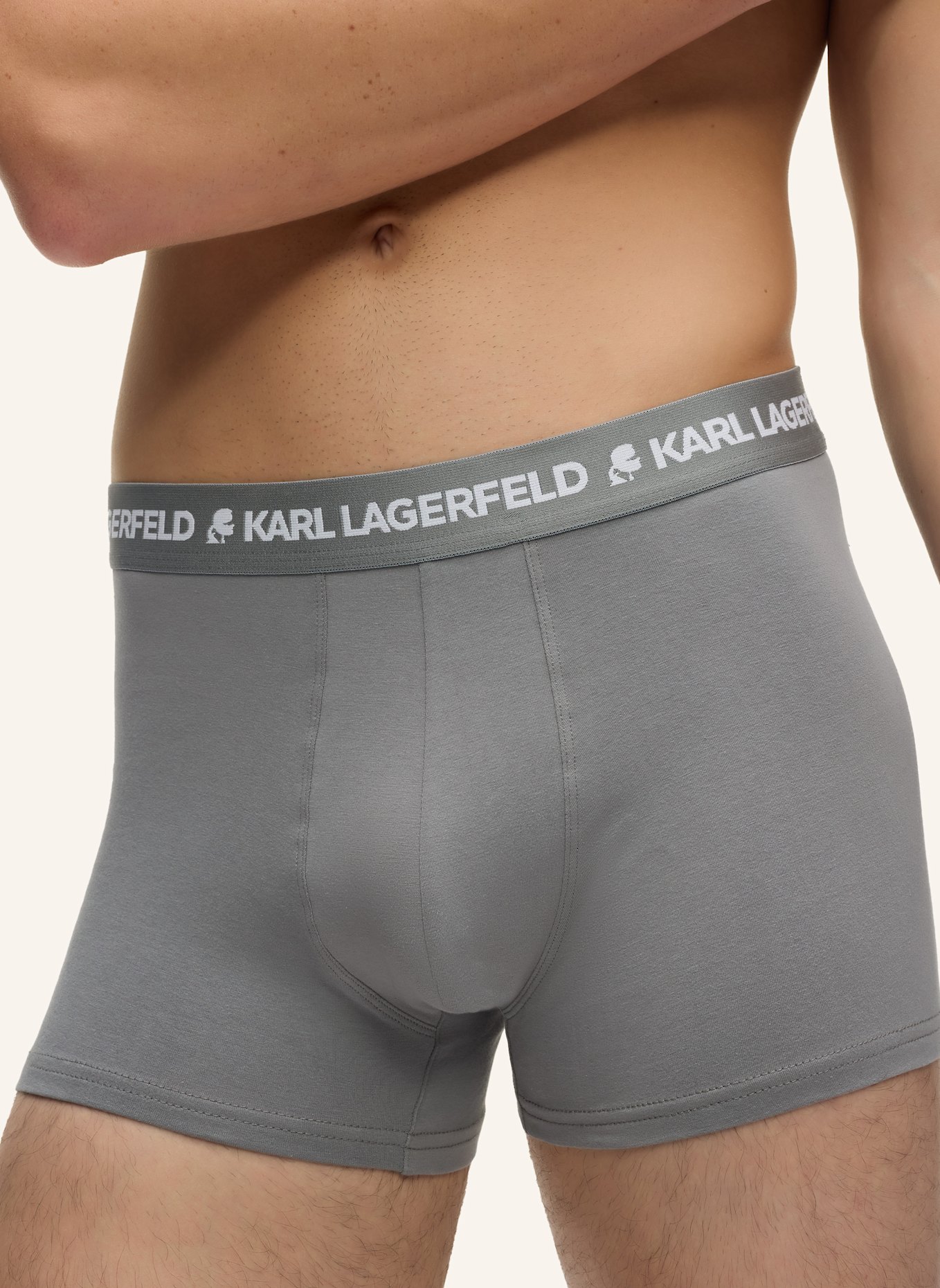 KARL LAGERFELD Unterwäsche Hose: DUNKELBLAU/ BRAUN/ GRAU