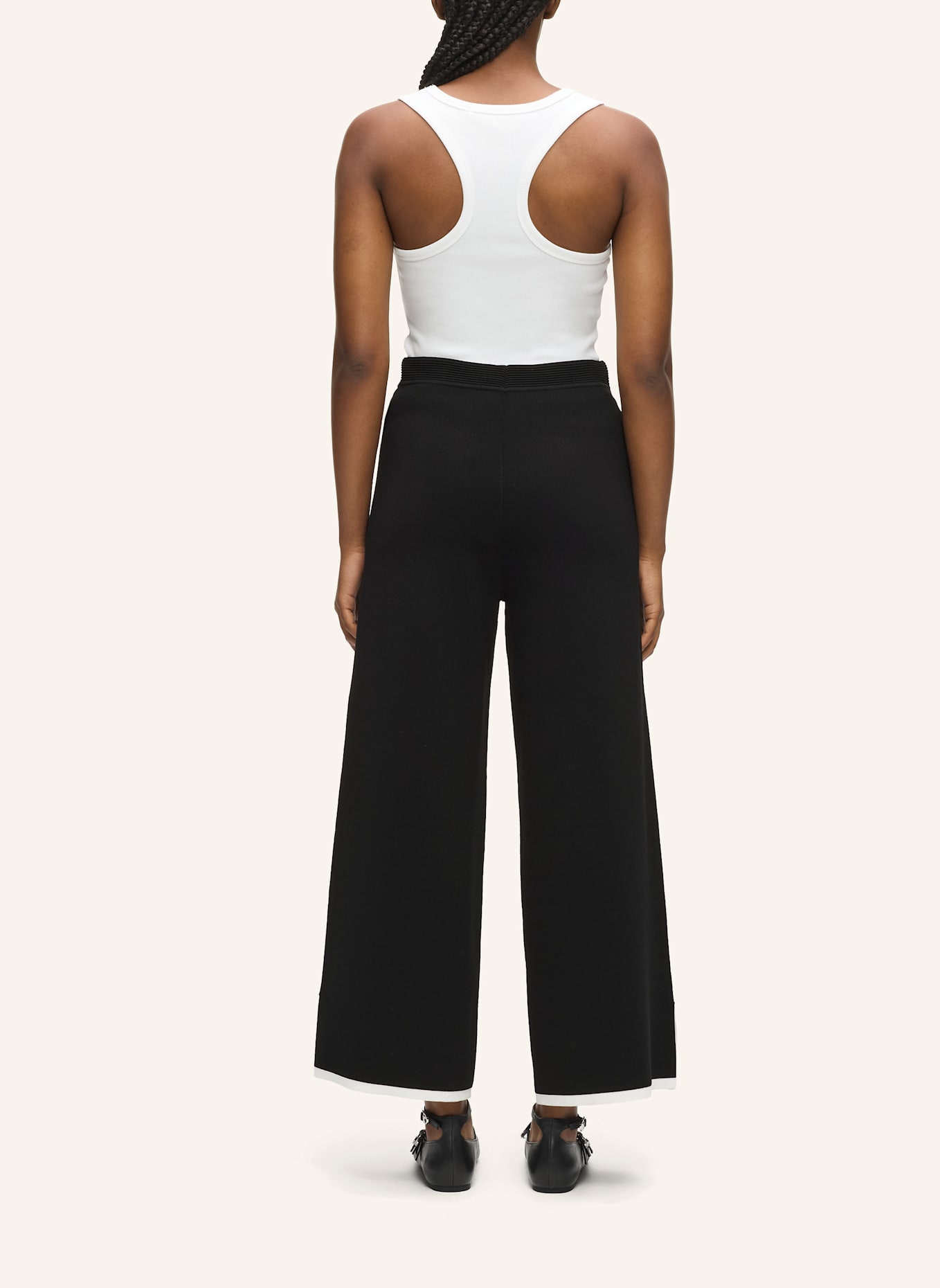 KARL LAGERFELD Hose: SCHWARZ