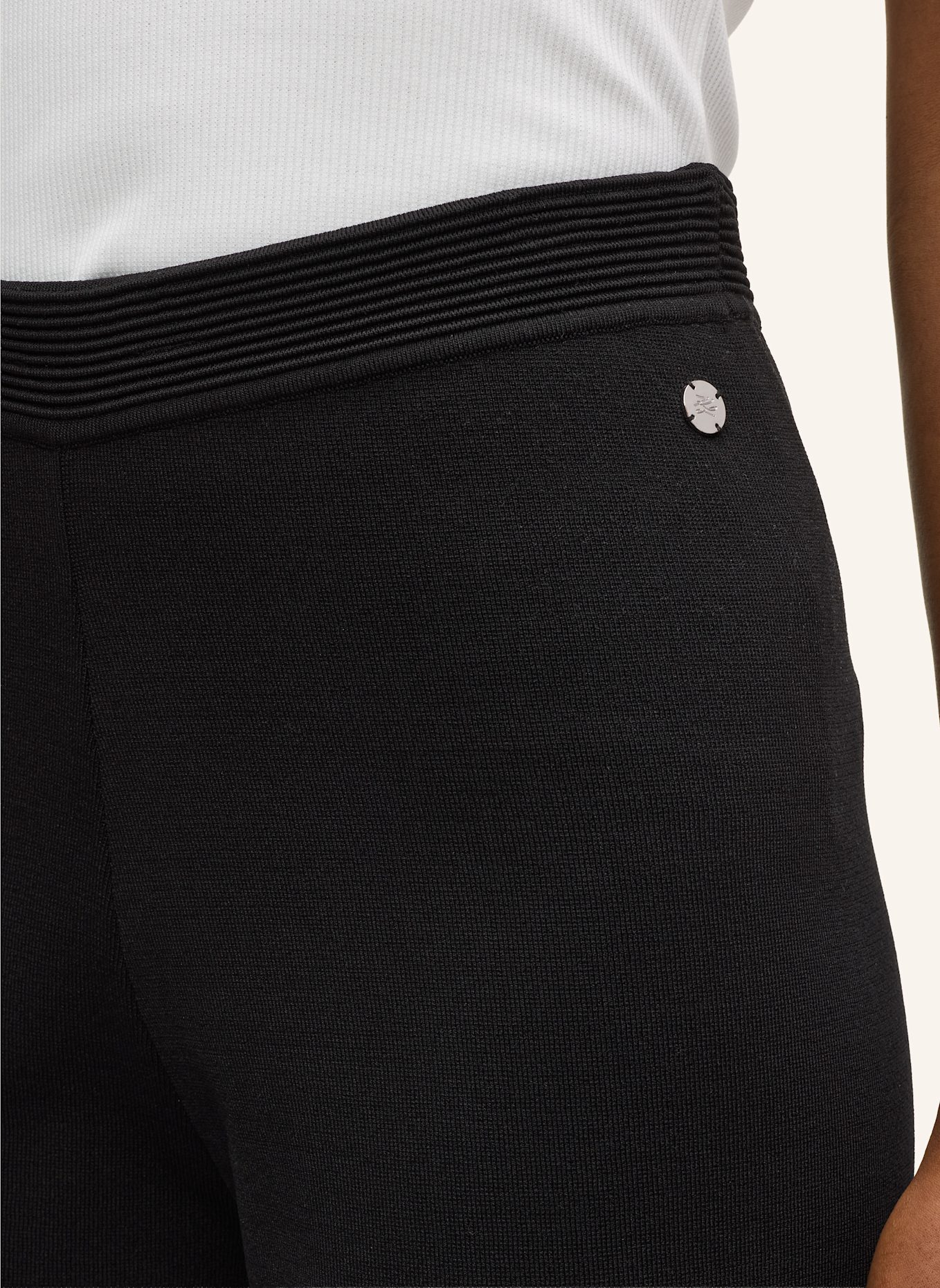 KARL LAGERFELD Hose: SCHWARZ