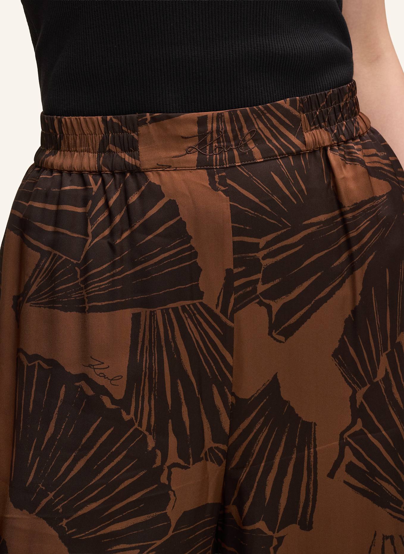KARL LAGERFELD Hose: BRAUN
