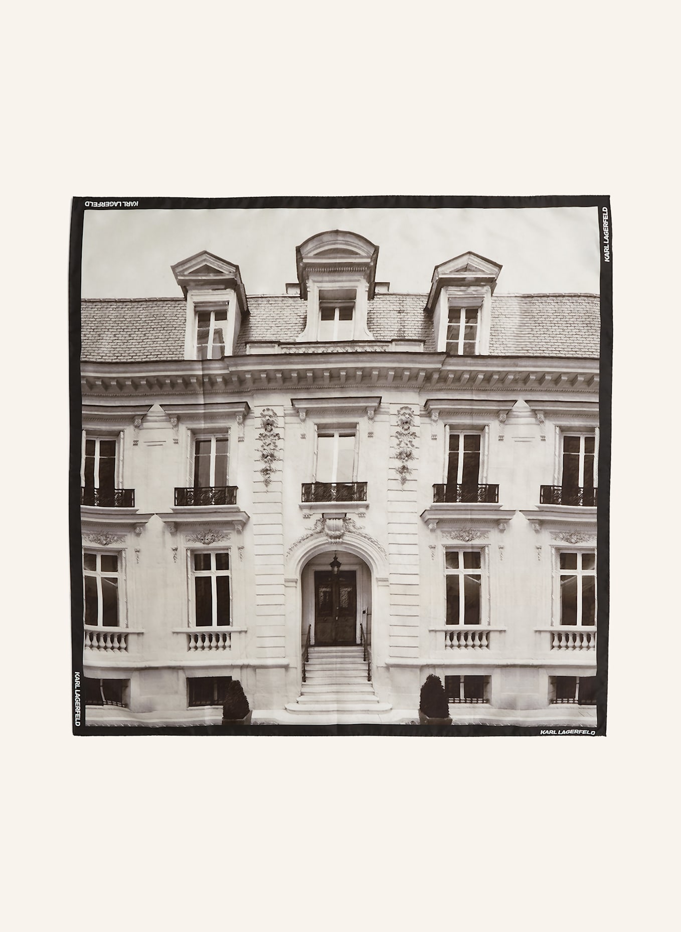 KARL LAGERFELD Schal: SCHWARZ