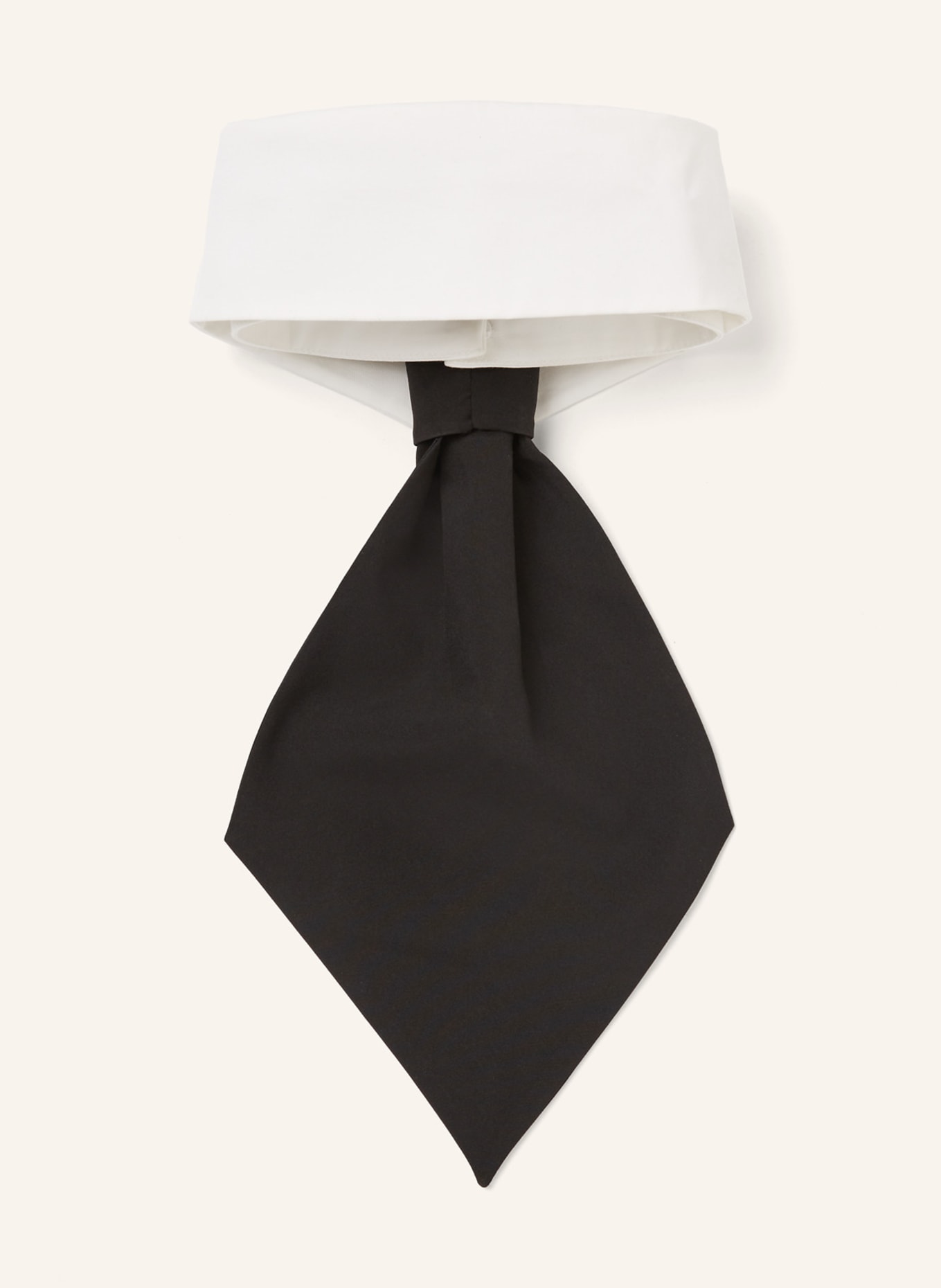KARL LAGERFELD Krawatte: WEISS / SCHWARZ