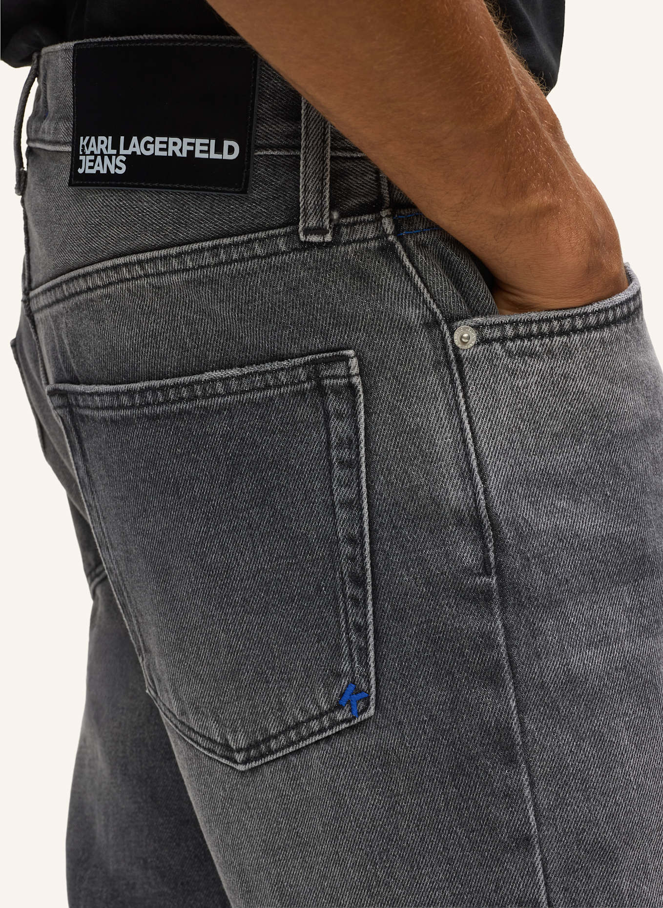 KARL LAGERFELD JEANS Jeans: GRAU