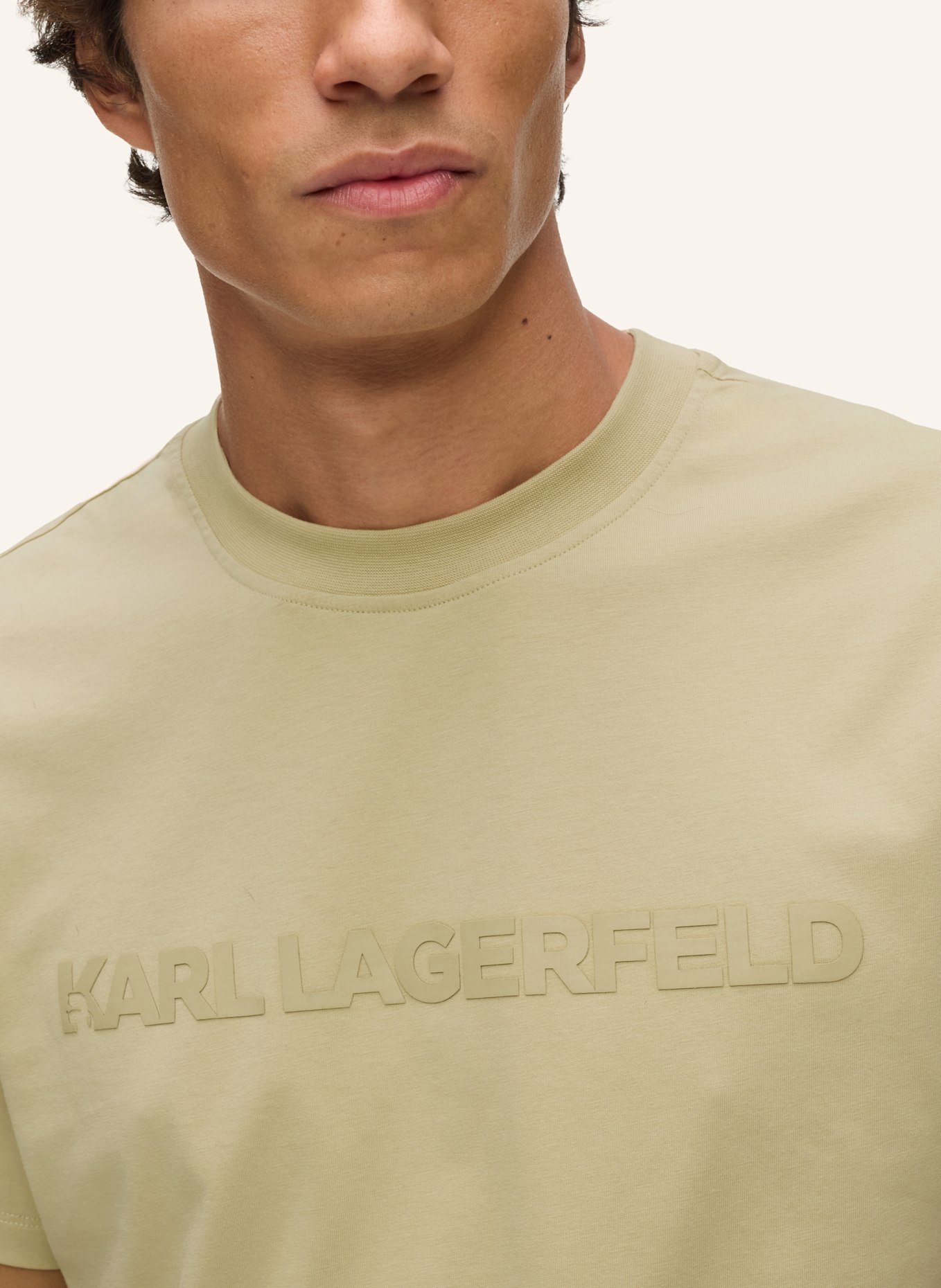 KARL LAGERFELD T-shirt: KHAKI