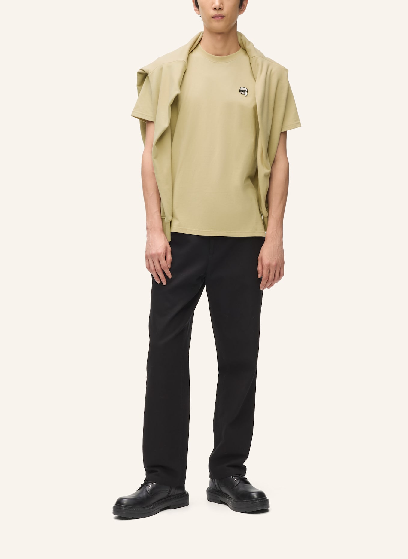 KARL LAGERFELD T-shirt: KHAKI