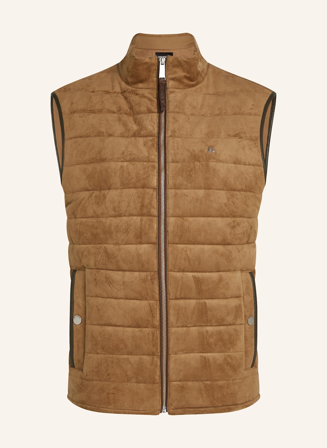 KARL LAGERFELD Weste: CAMEL