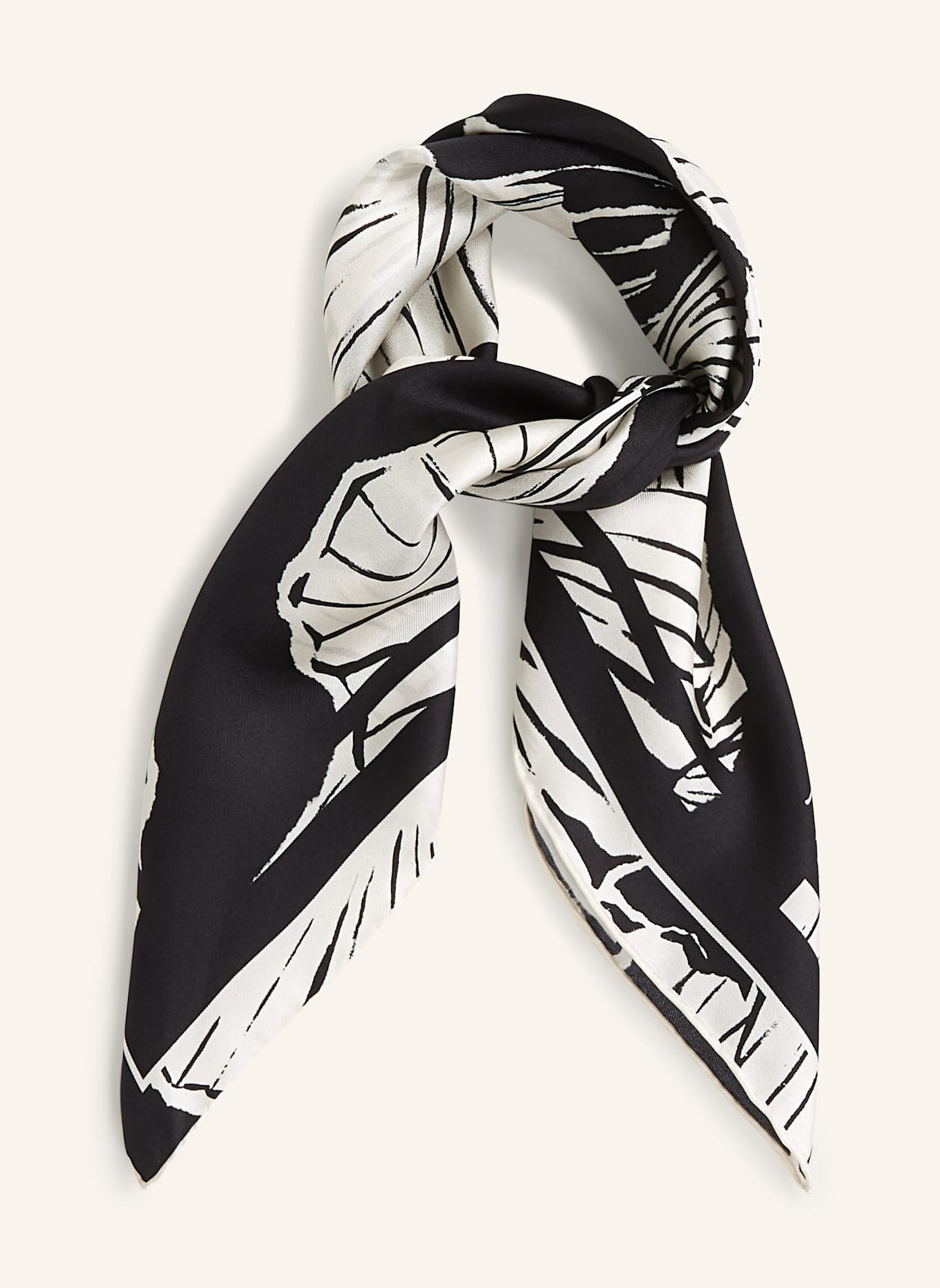 KARL LAGERFELD Schal: SCHWARZ