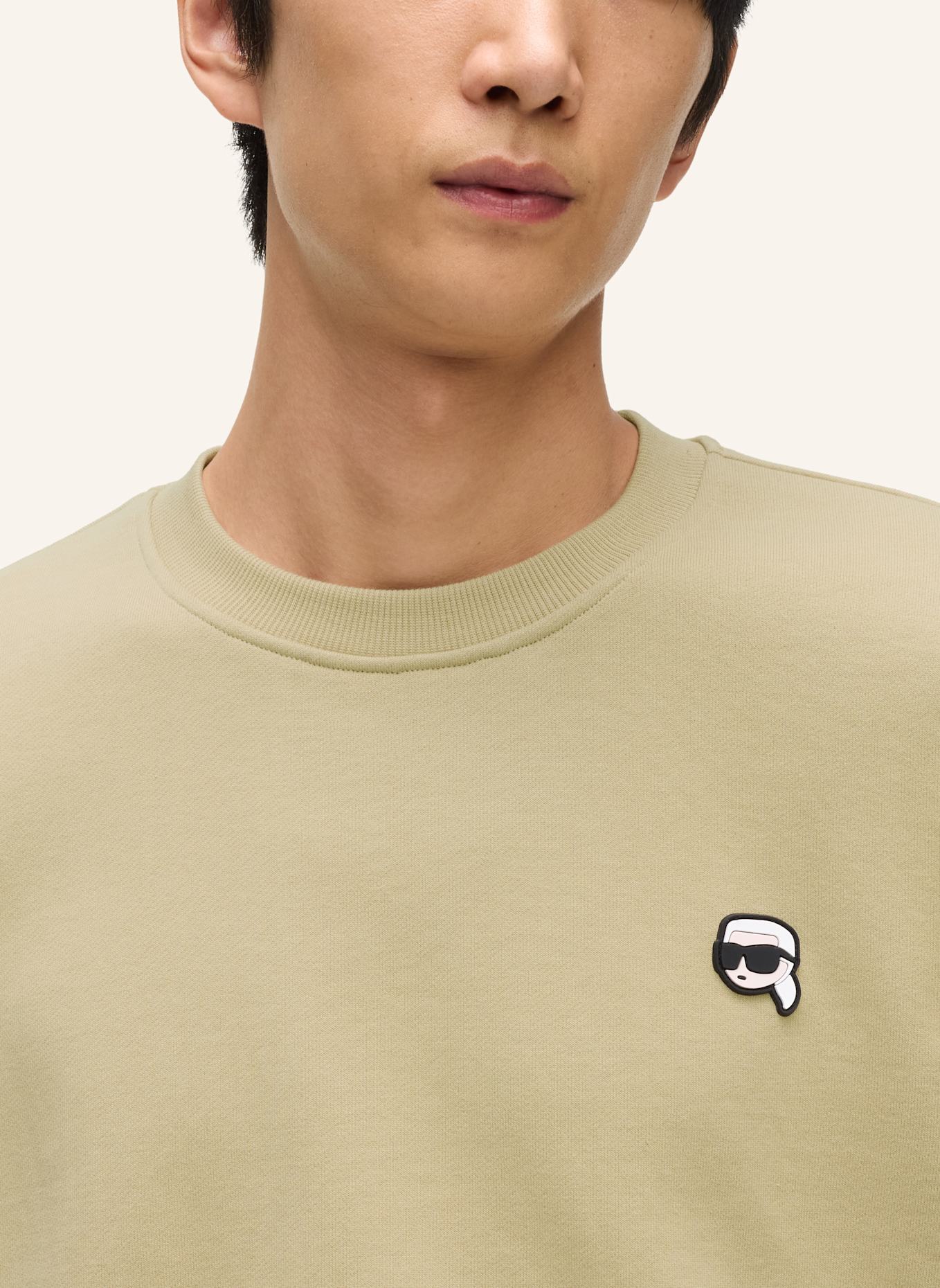 KARL LAGERFELD Sweatshirt: KHAKI