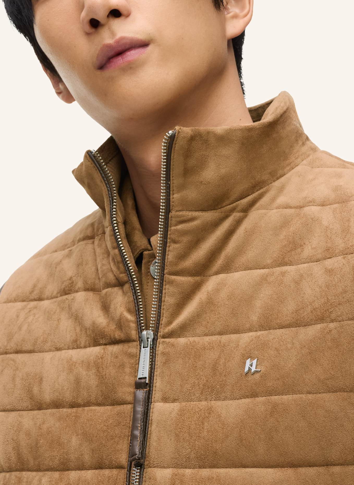 KARL LAGERFELD Weste: CAMEL