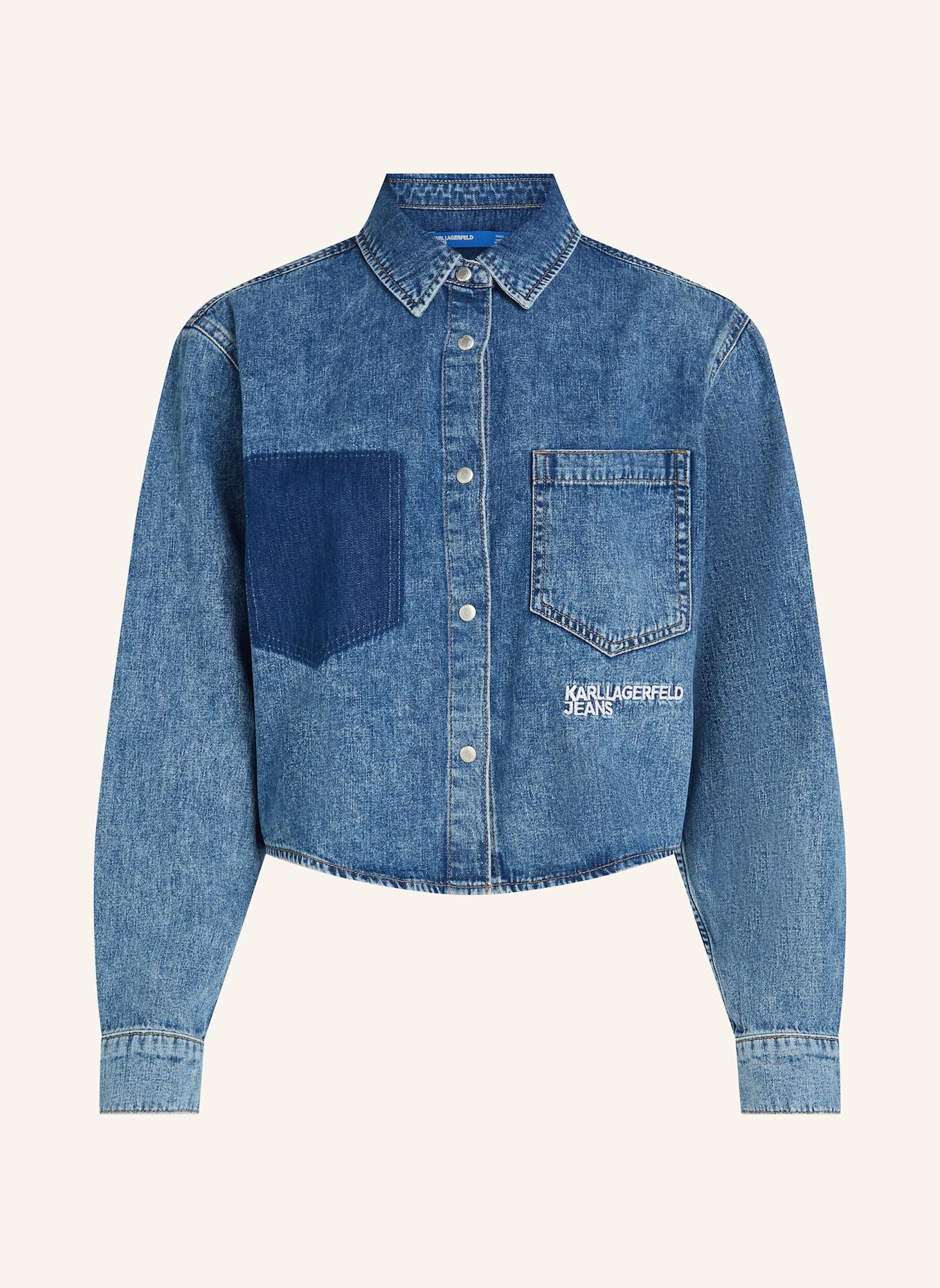 KARL LAGERFELD JEANS Bluse: BLAU