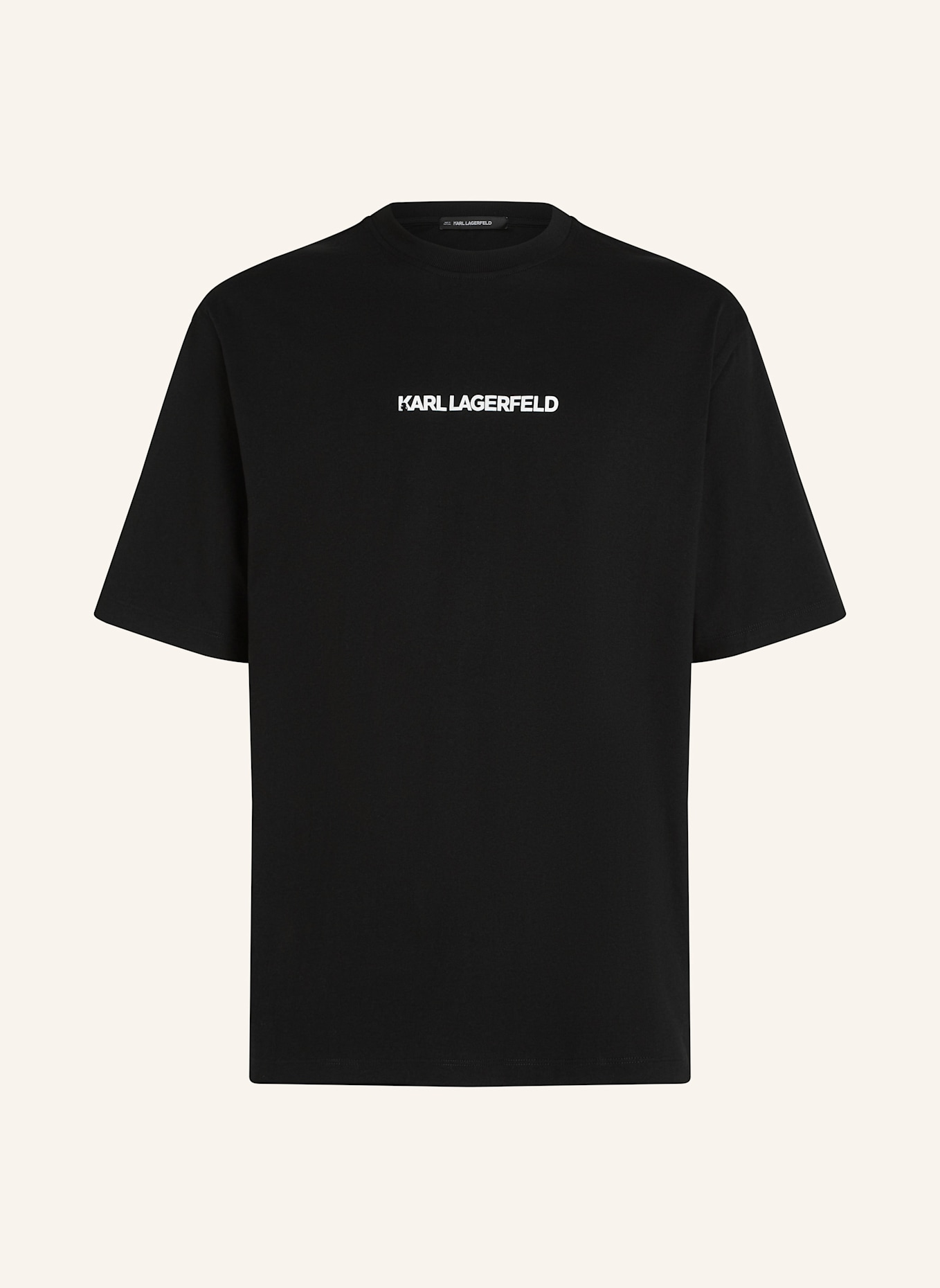 KARL LAGERFELD T-shirt: SCHWARZ