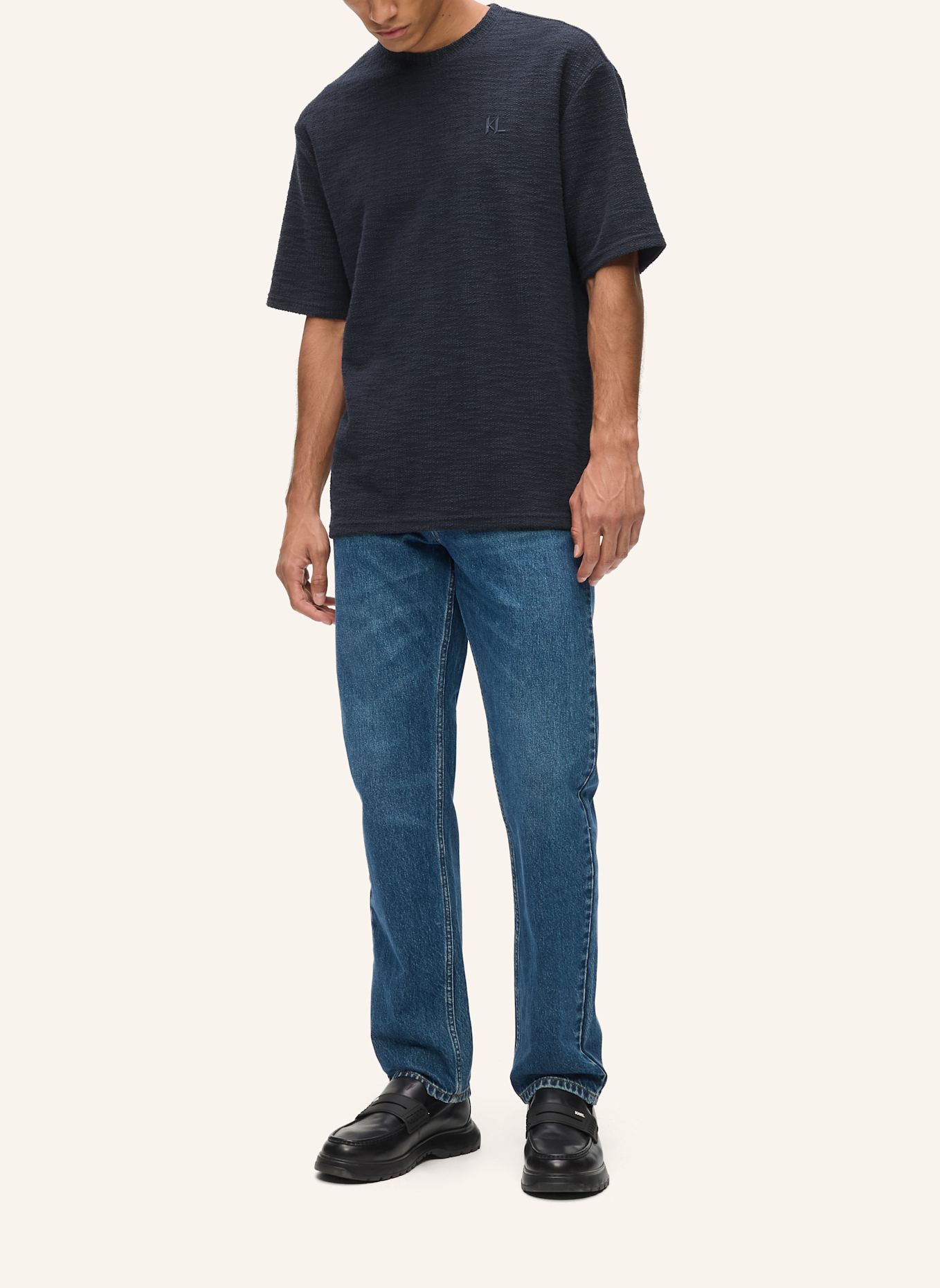 KARL LAGERFELD T-shirt: DUNKELBLAU