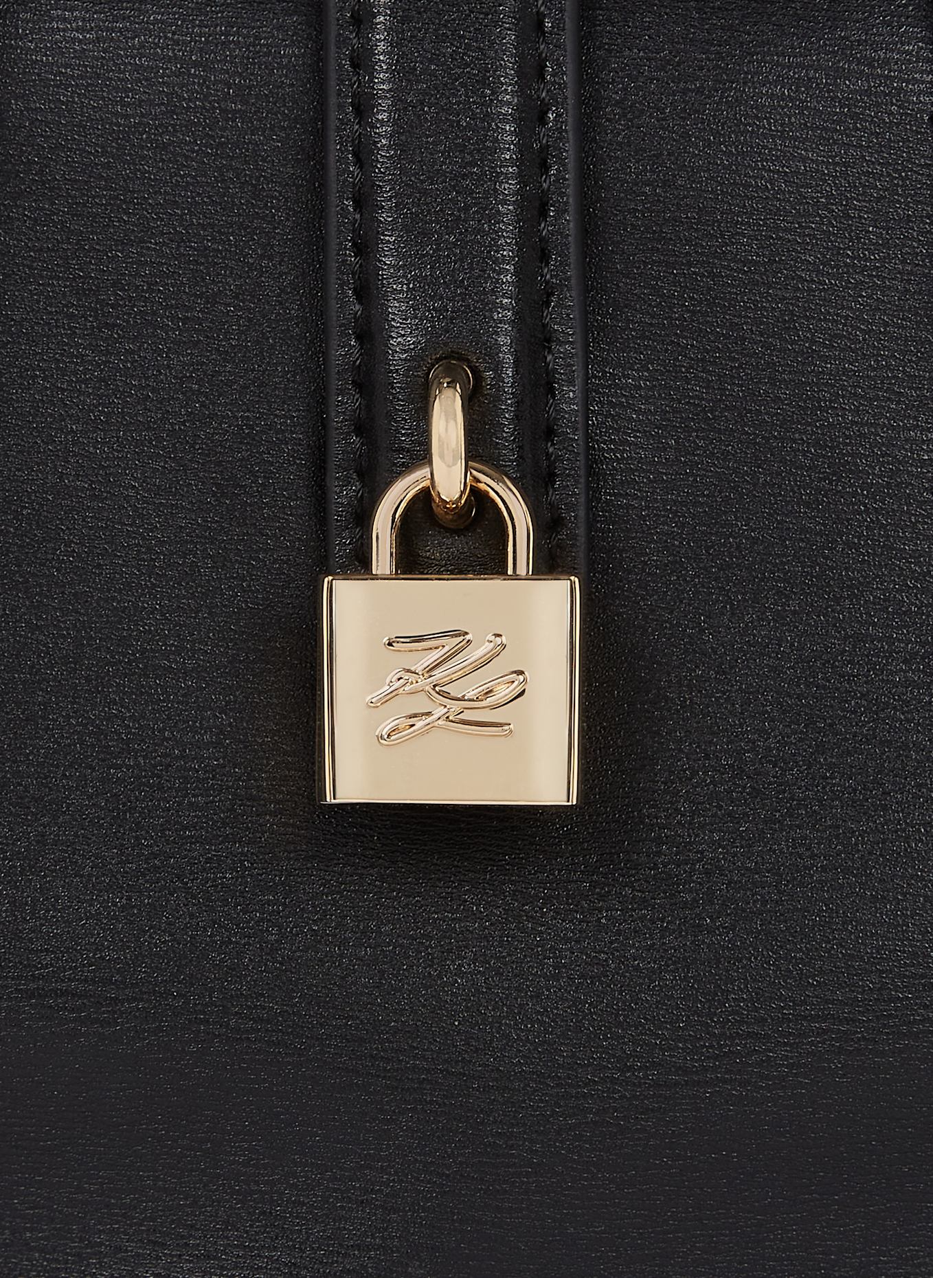 KARL LAGERFELD Handtasche: SCHWARZ/ GOLD
