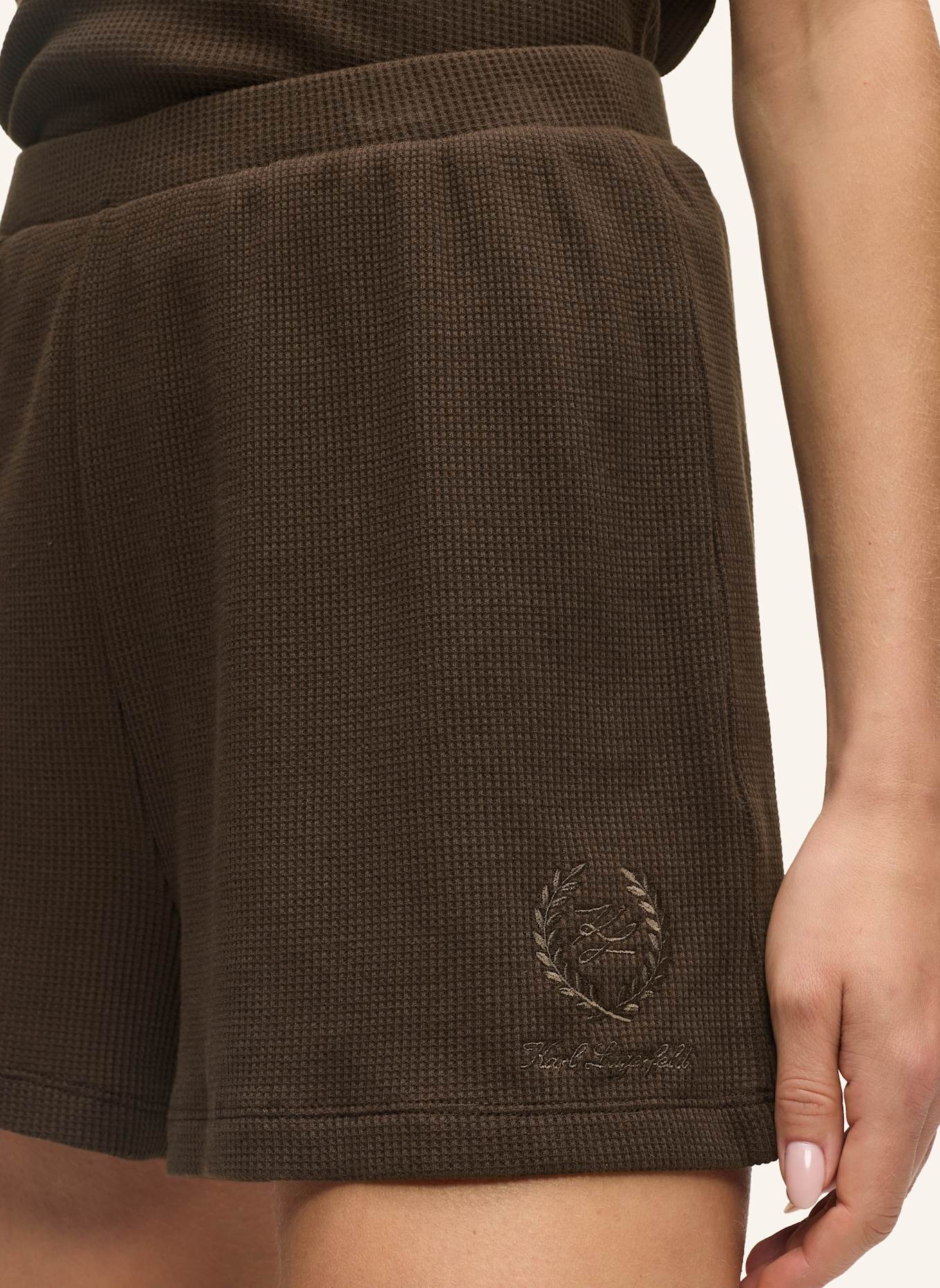 KARL LAGERFELD Hose: DUNKELBRAUN