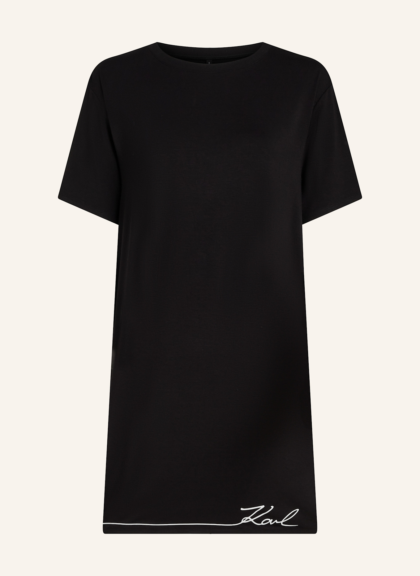 KARL LAGERFELD Nachtwäsche top: SCHWARZ