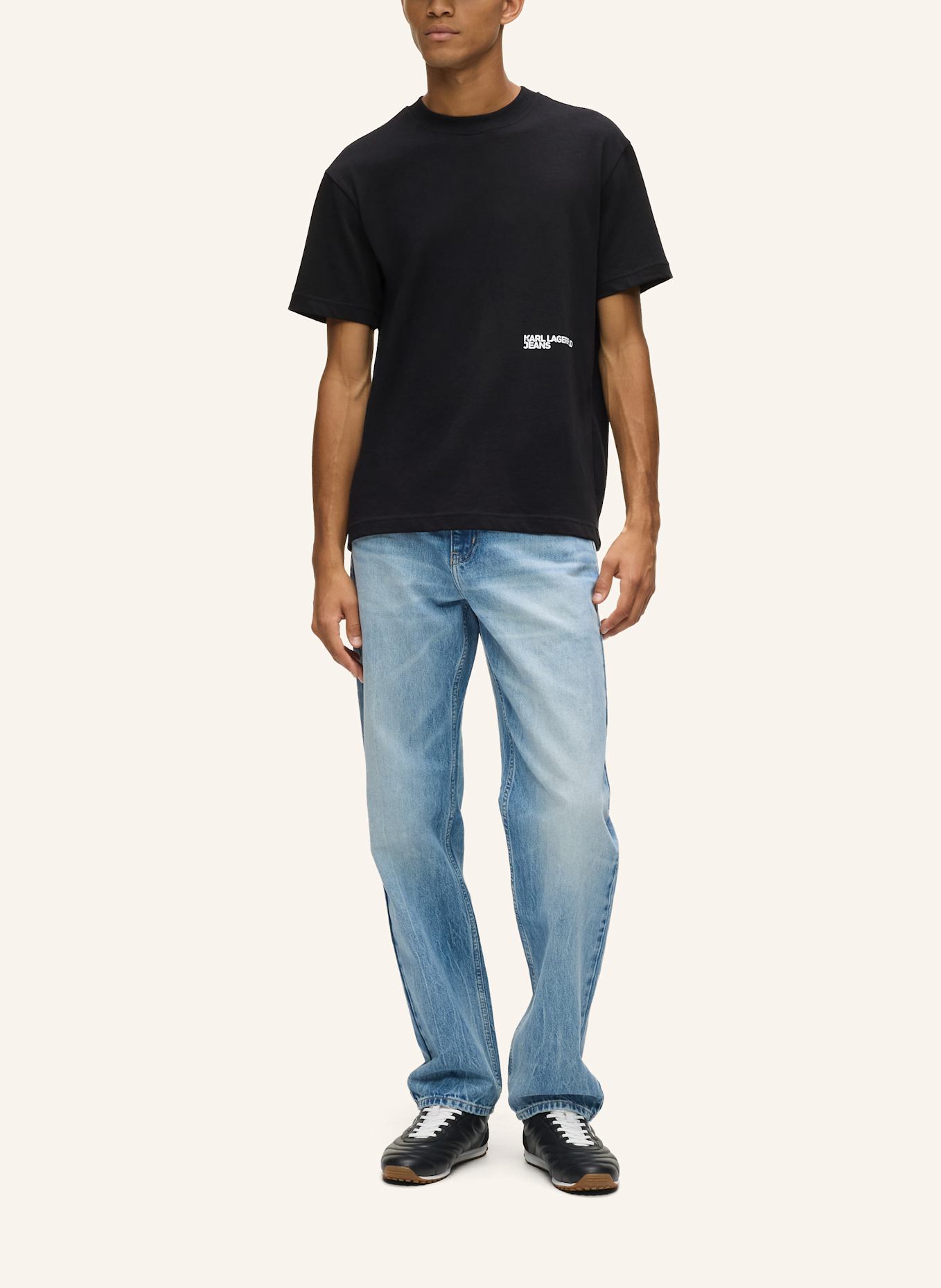 KARL LAGERFELD JEANS T-shirt: SCHWARZ