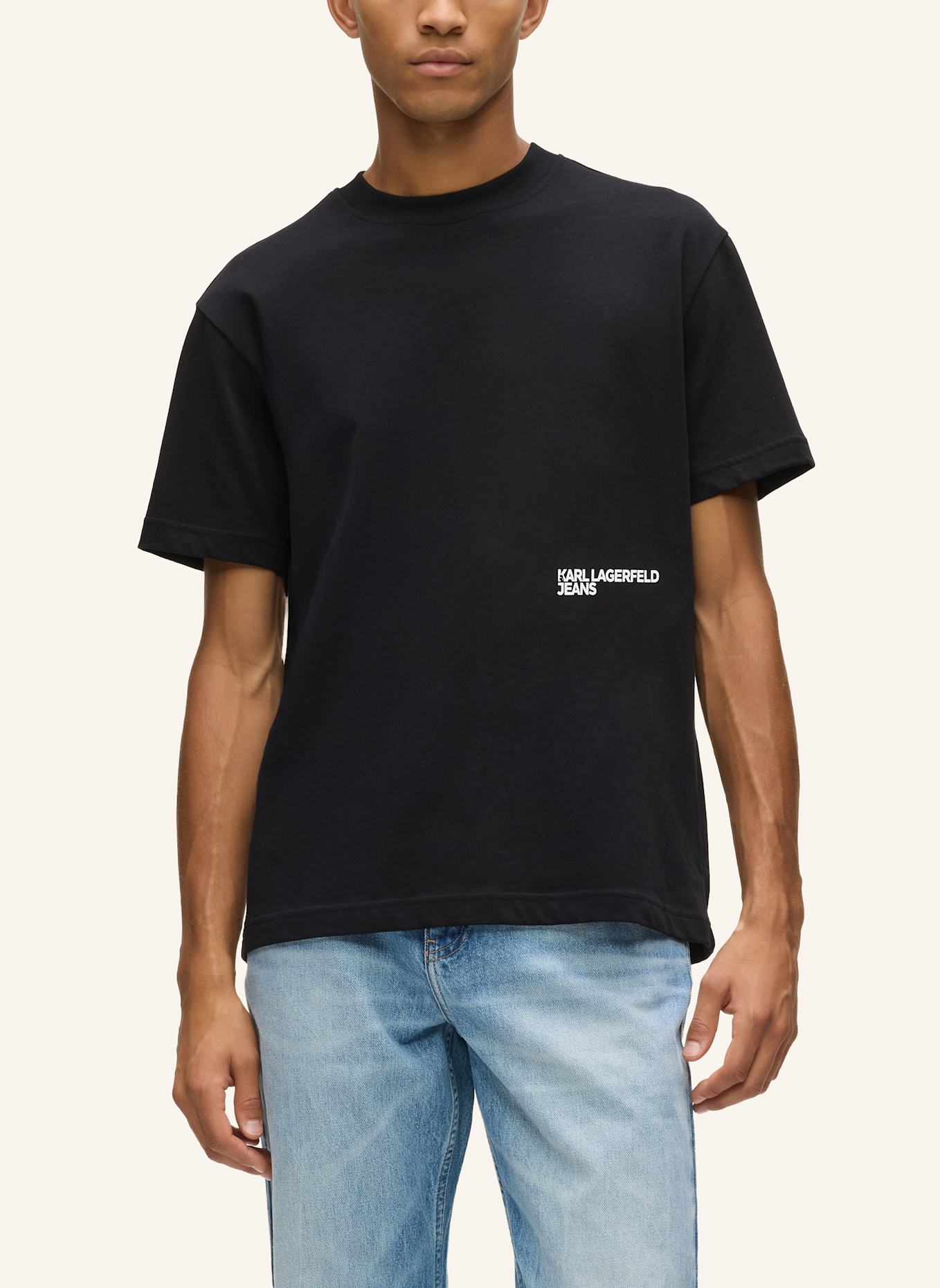 KARL LAGERFELD JEANS T-shirt: SCHWARZ