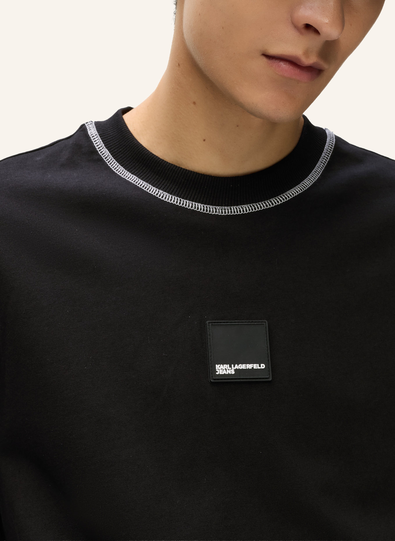 KARL LAGERFELD JEANS T-shirt: SCHWARZ