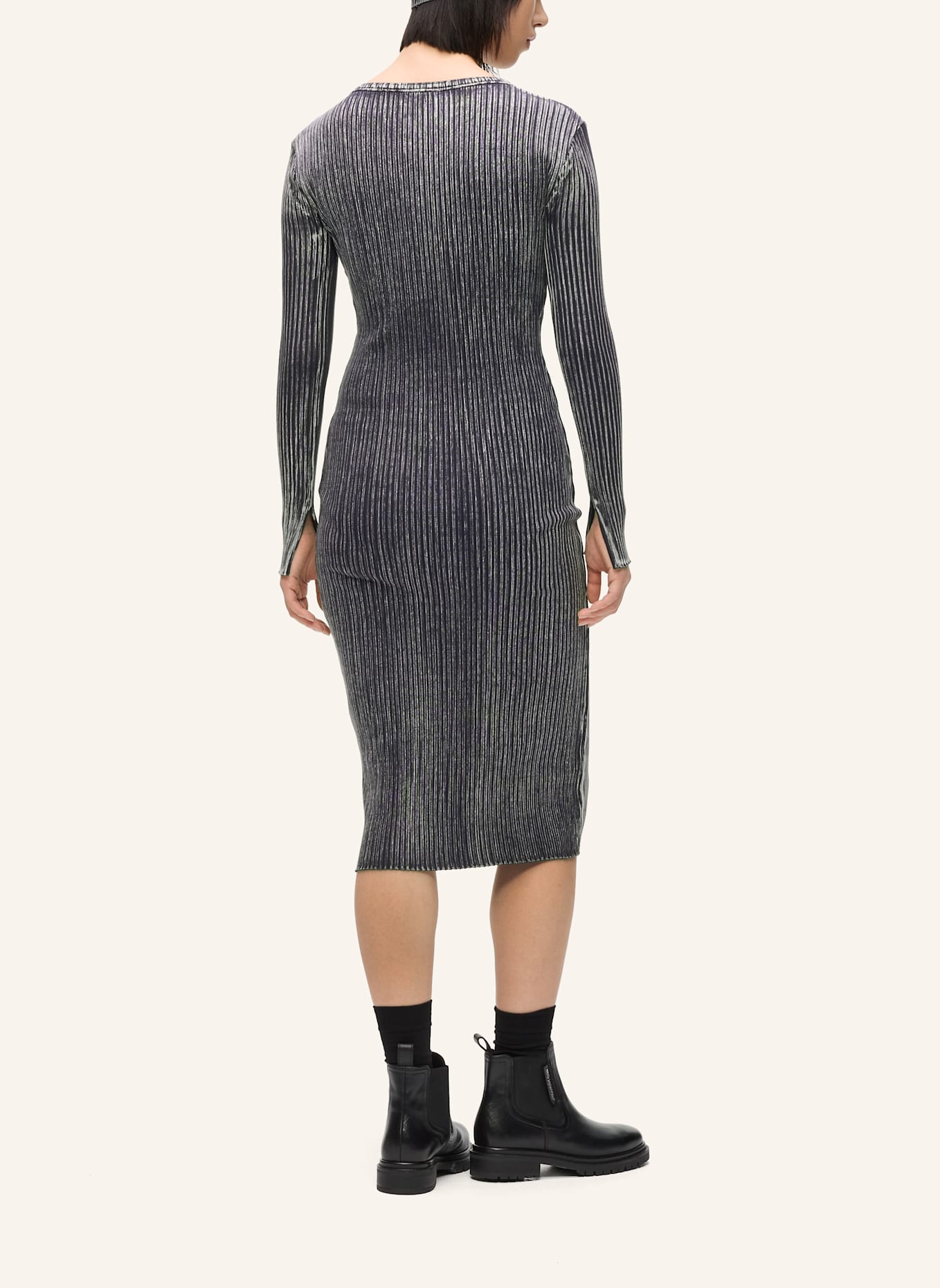 KARL LAGERFELD JEANS Kleid: SCHWARZ