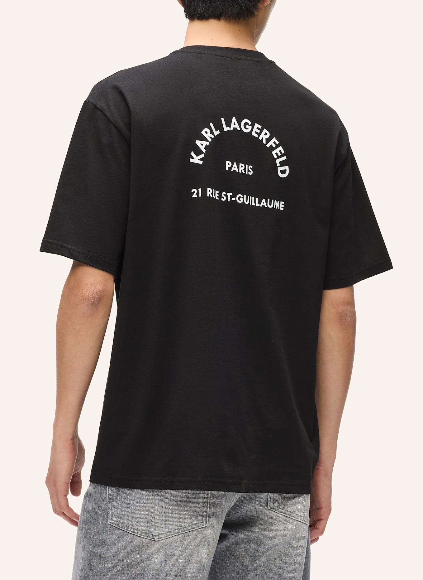 KARL LAGERFELD T-shirt: SCHWARZ