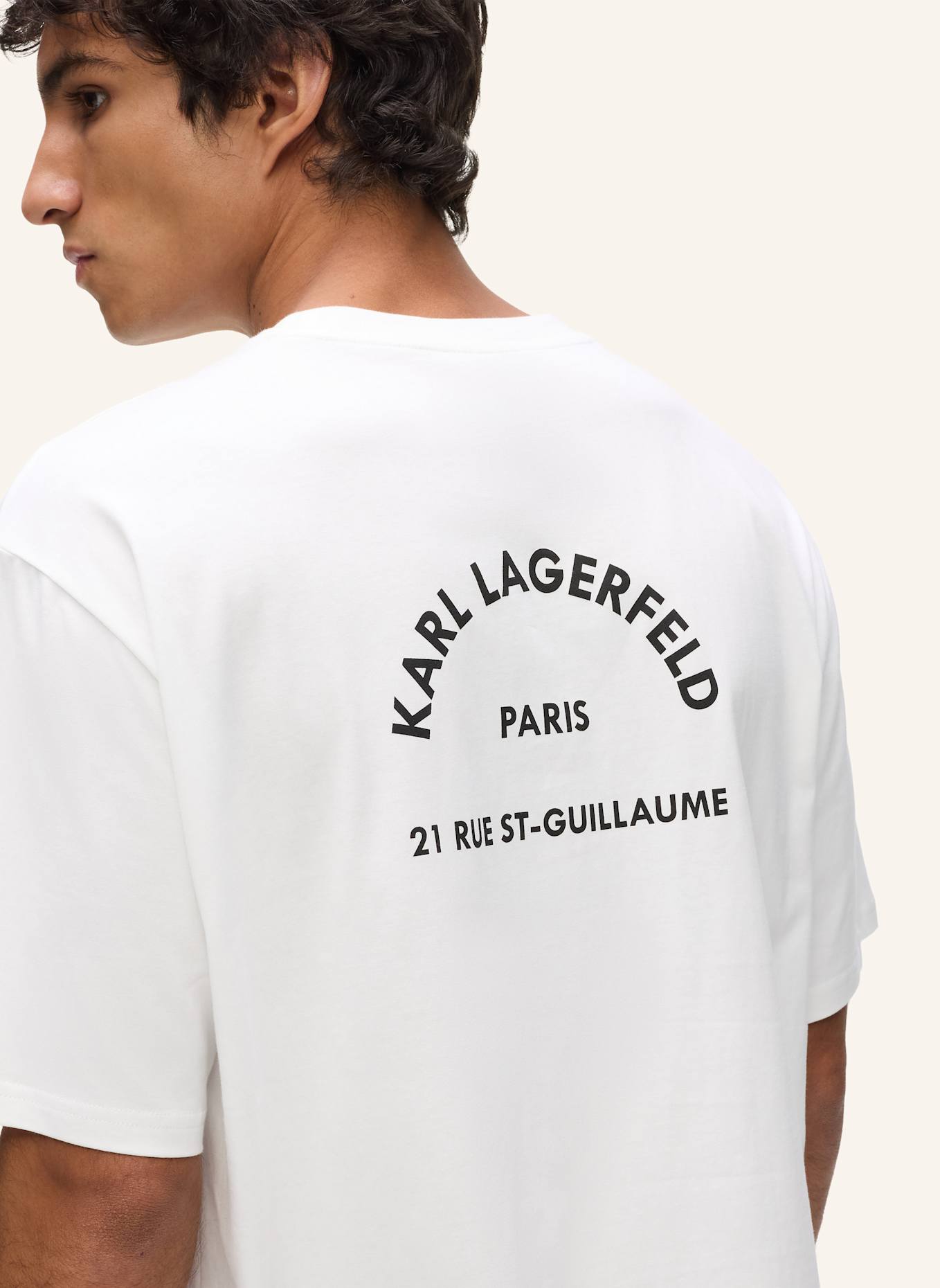 KARL LAGERFELD T-shirt: WEISS
