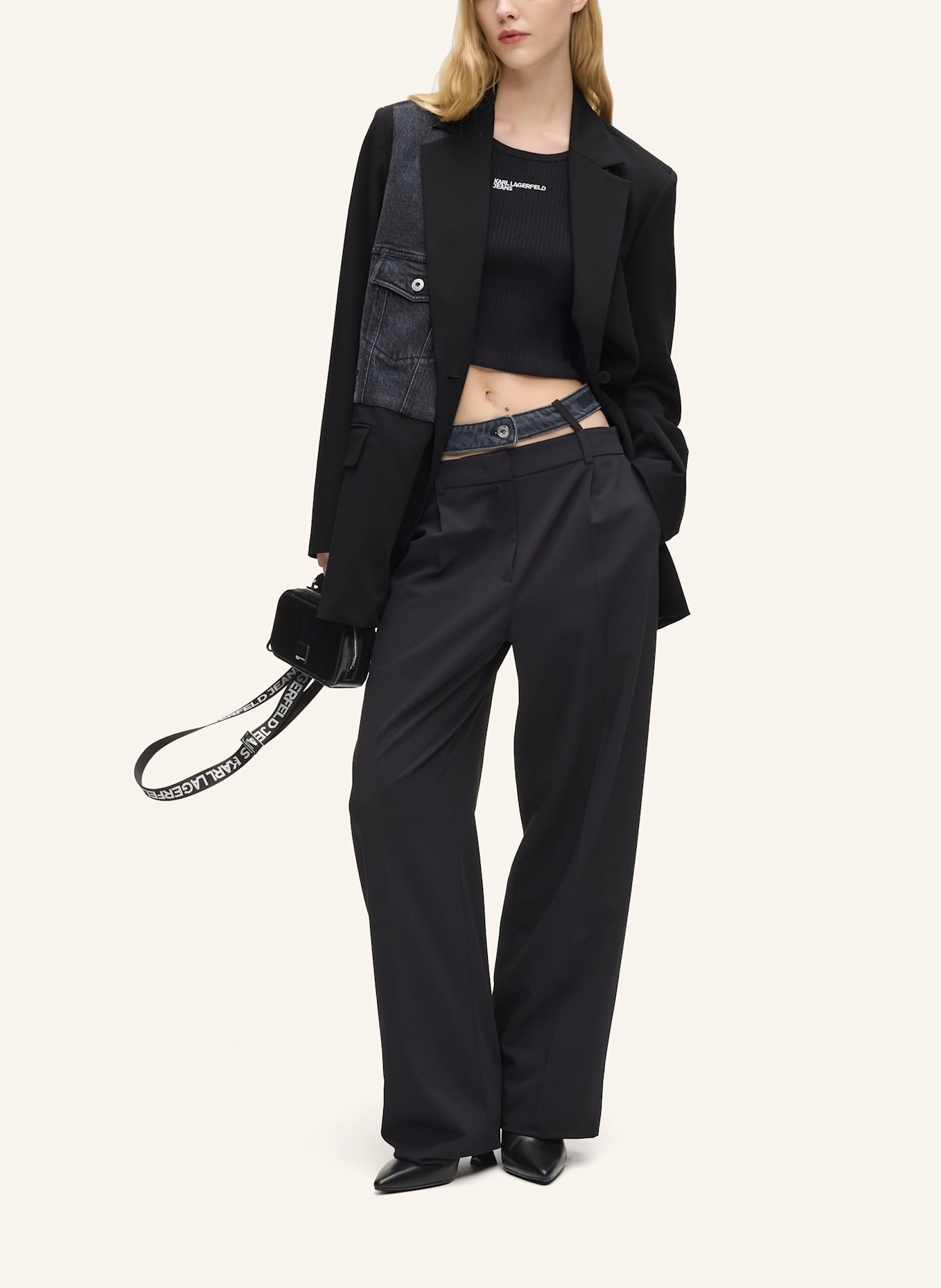 KARL LAGERFELD JEANS Jacke: SCHWARZ