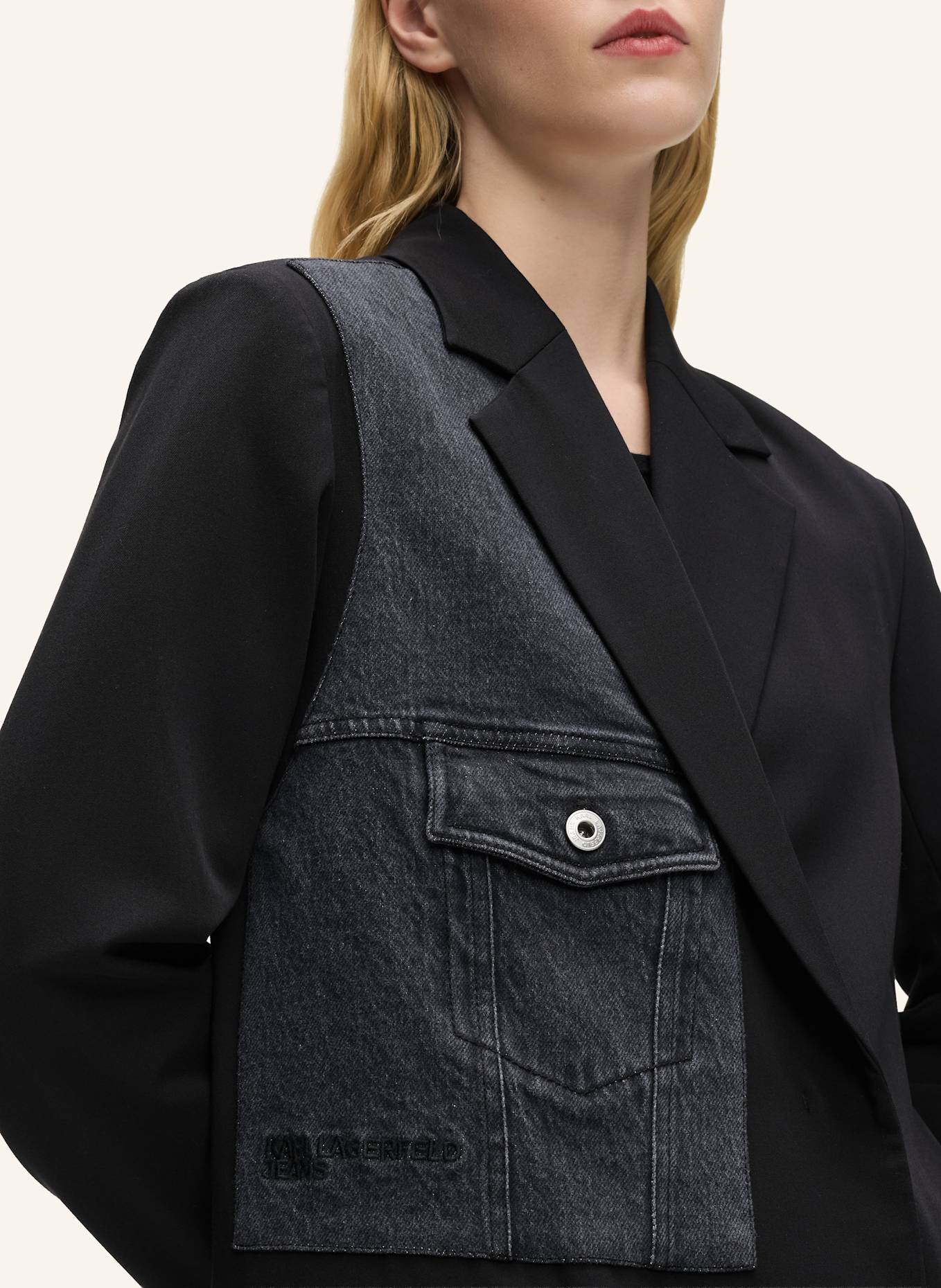 KARL LAGERFELD JEANS Jacke: SCHWARZ