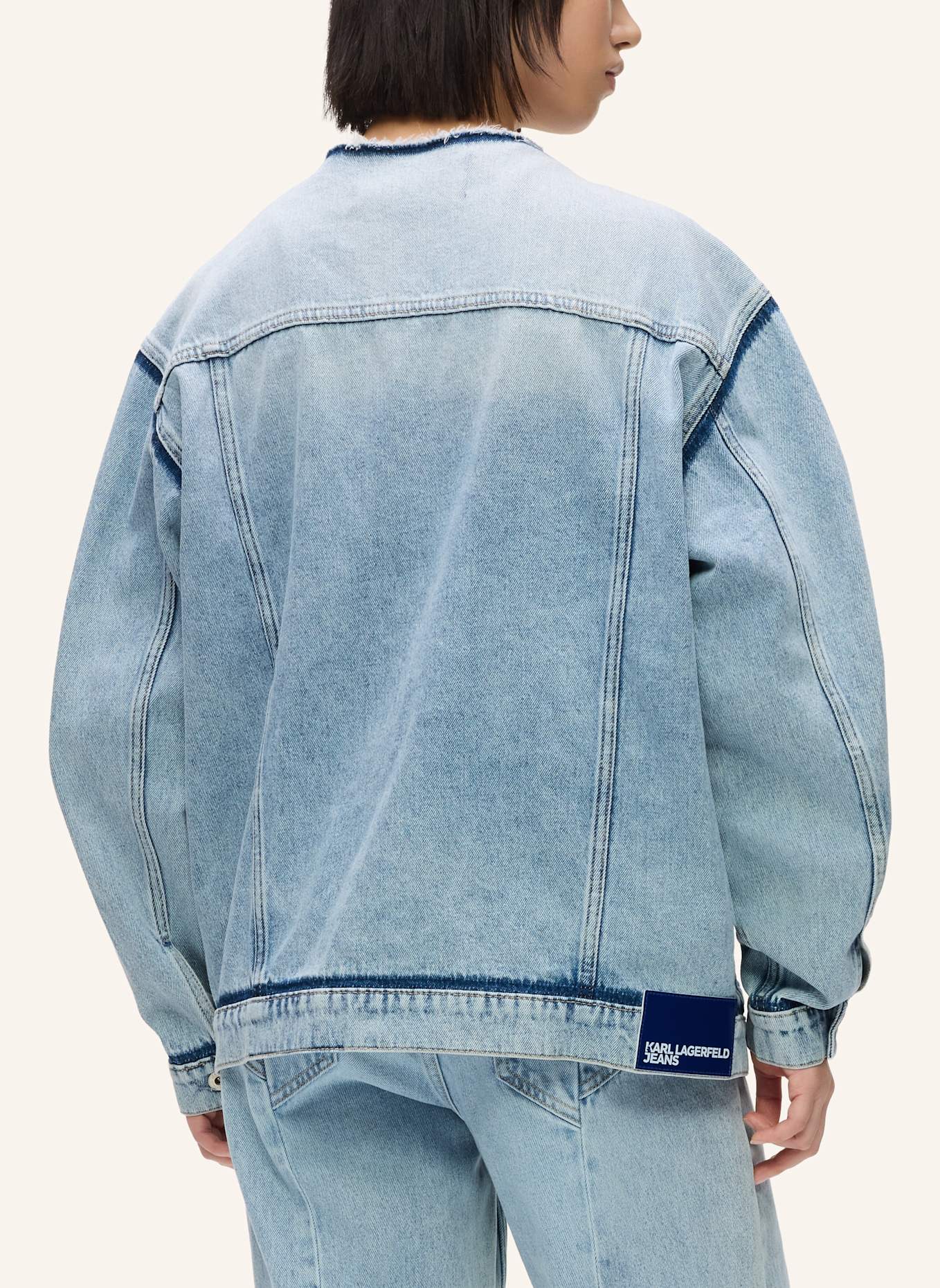 KARL LAGERFELD JEANS Jacke: HELLBLAU