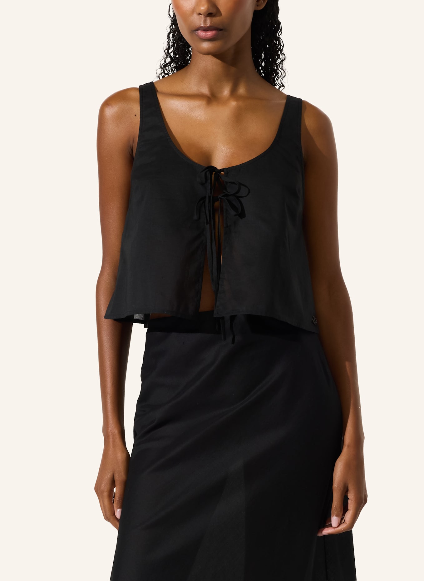 KARL LAGERFELD Top: SCHWARZ