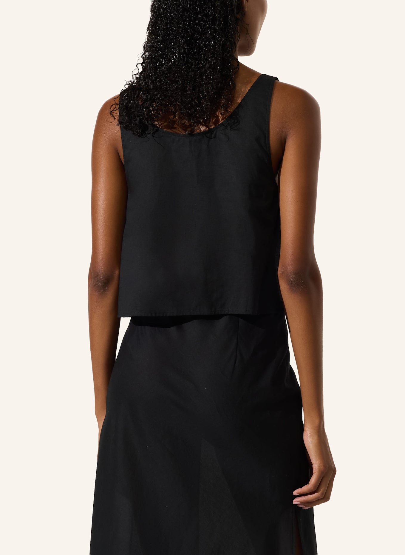 KARL LAGERFELD Top: SCHWARZ