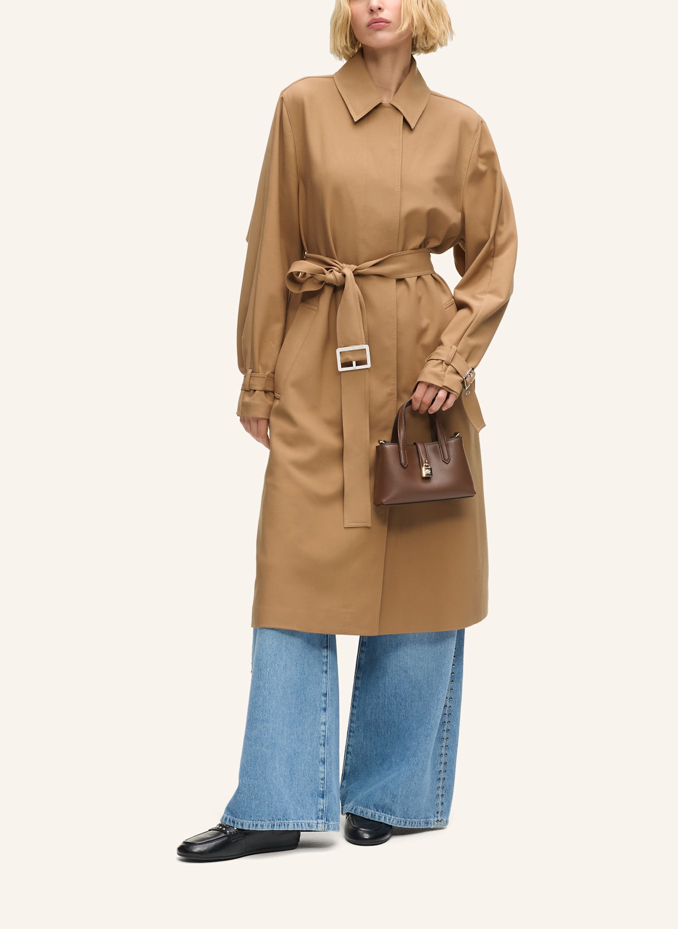 KARL LAGERFELD Mantel: BRAUN