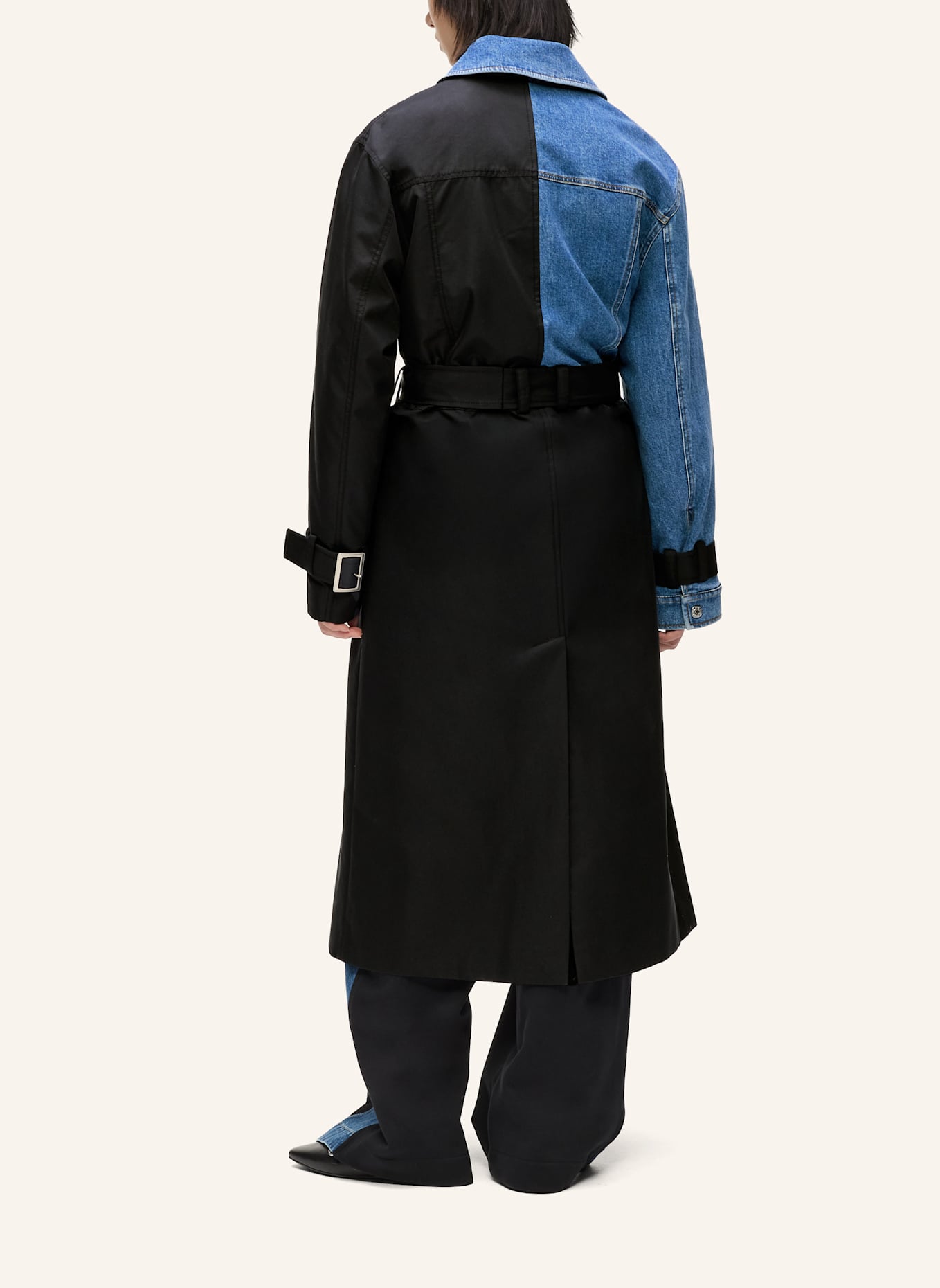 KARL LAGERFELD JEANS Jacke: BLAU/ SCHWARZ