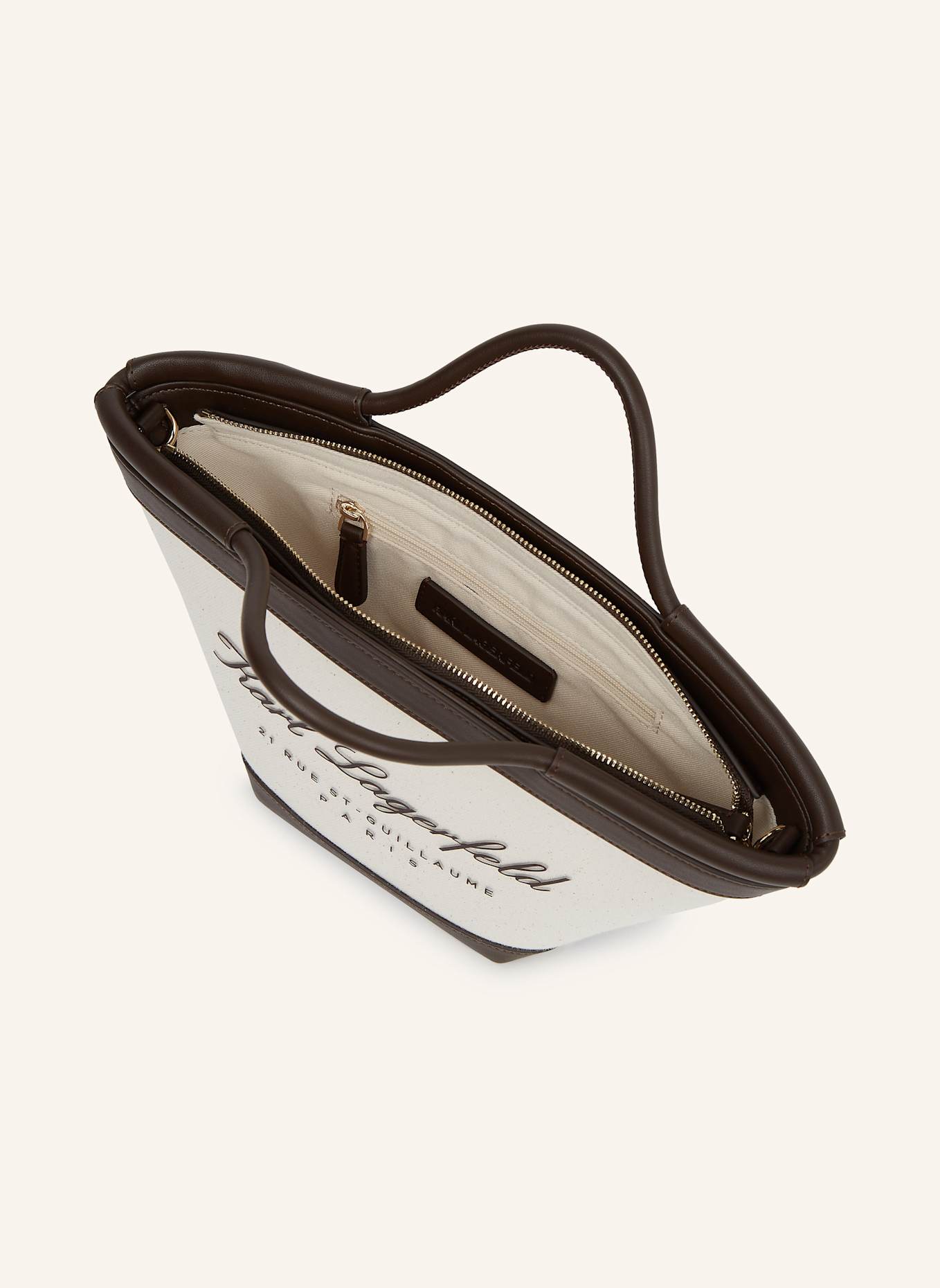 KARL LAGERFELD Strandtasche: BEIGE