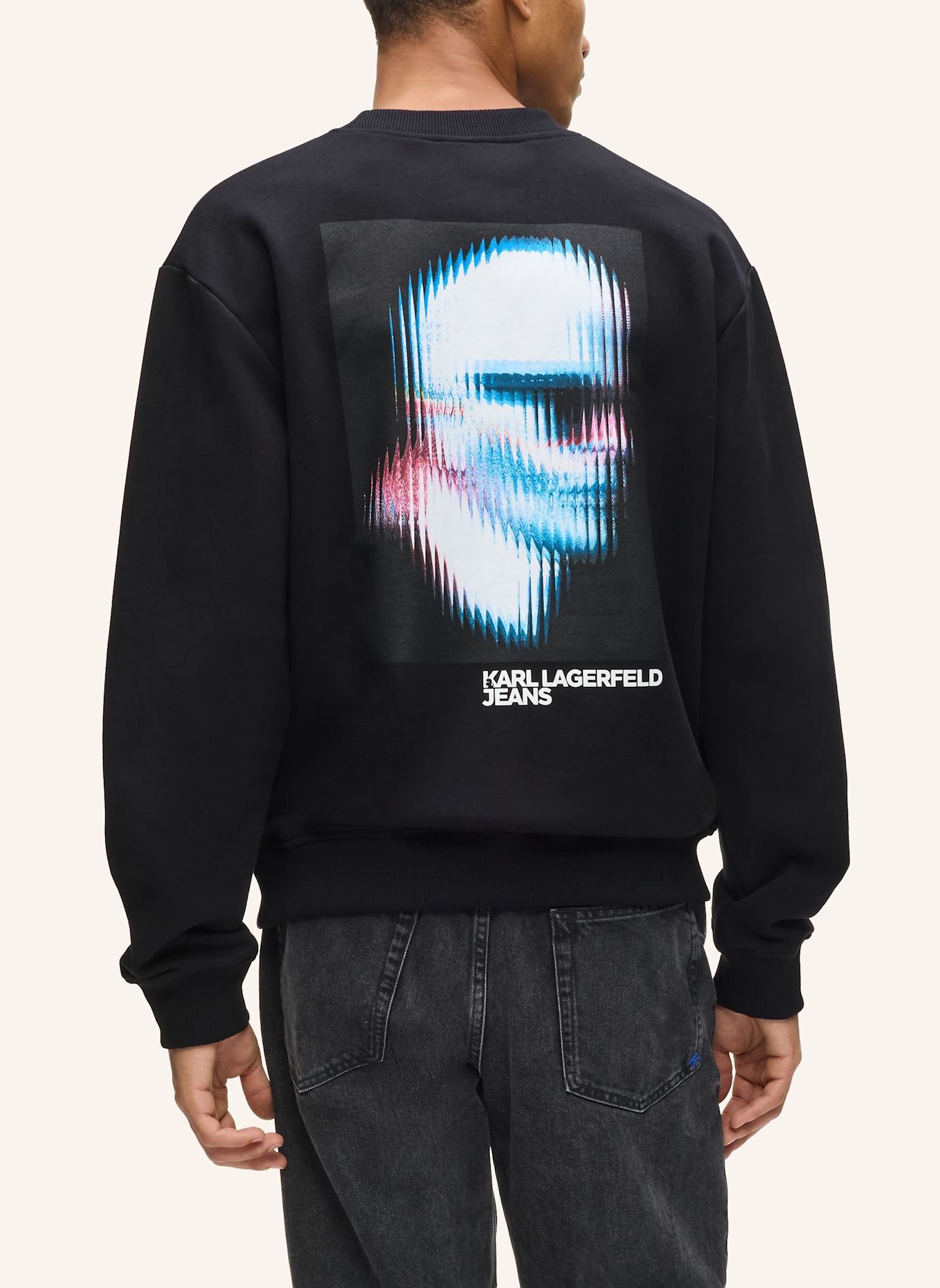 KARL LAGERFELD JEANS Sweatshirt: SCHWARZ