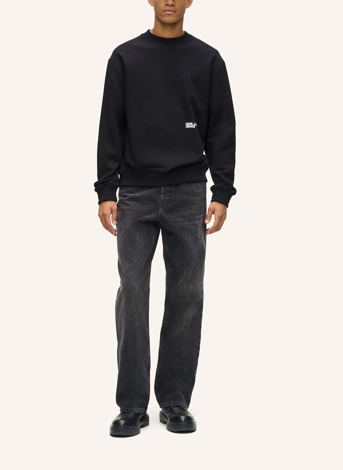 KARL LAGERFELD JEANS Sweatshirt: SCHWARZ