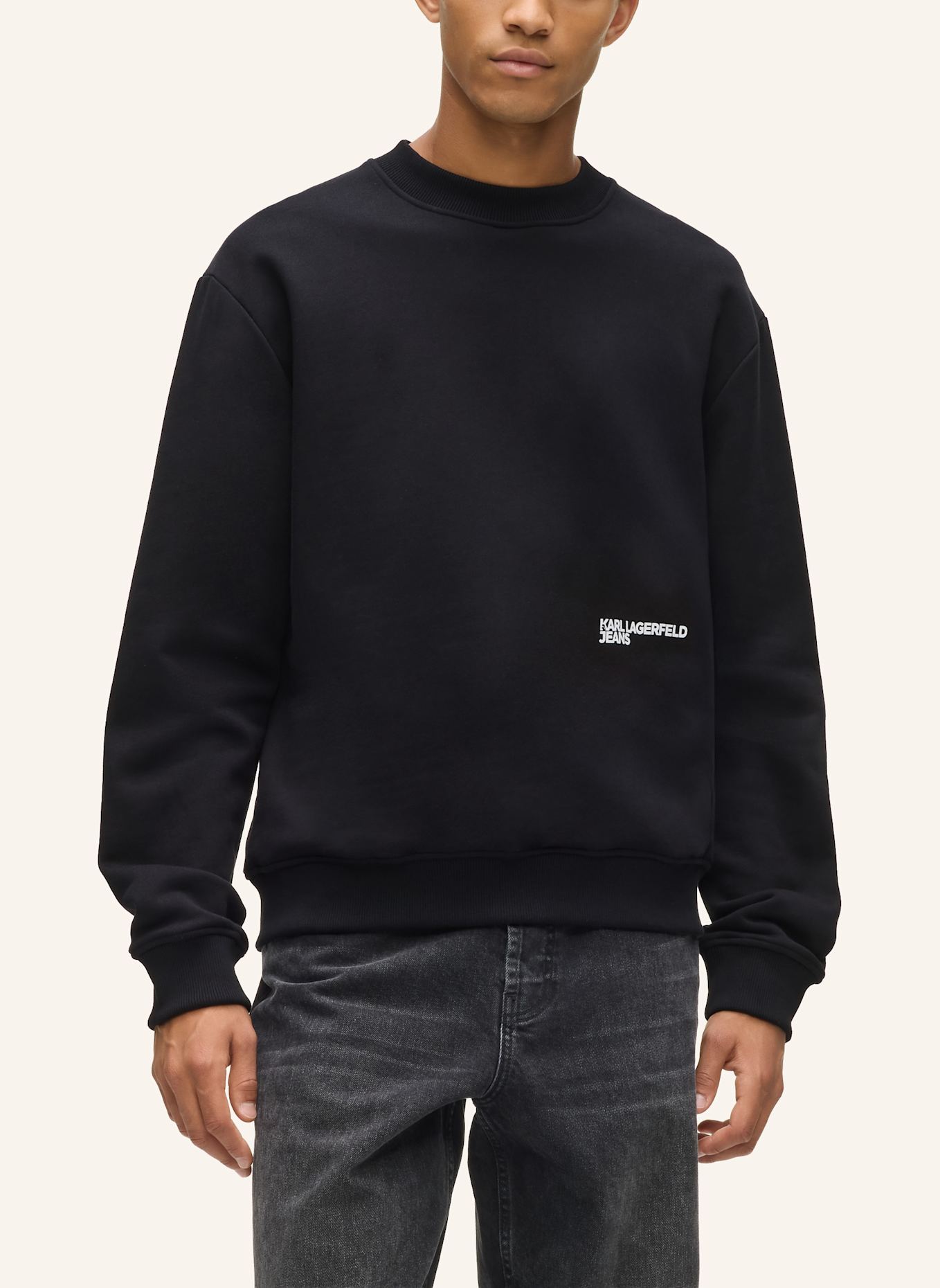 KARL LAGERFELD JEANS Sweatshirt: SCHWARZ