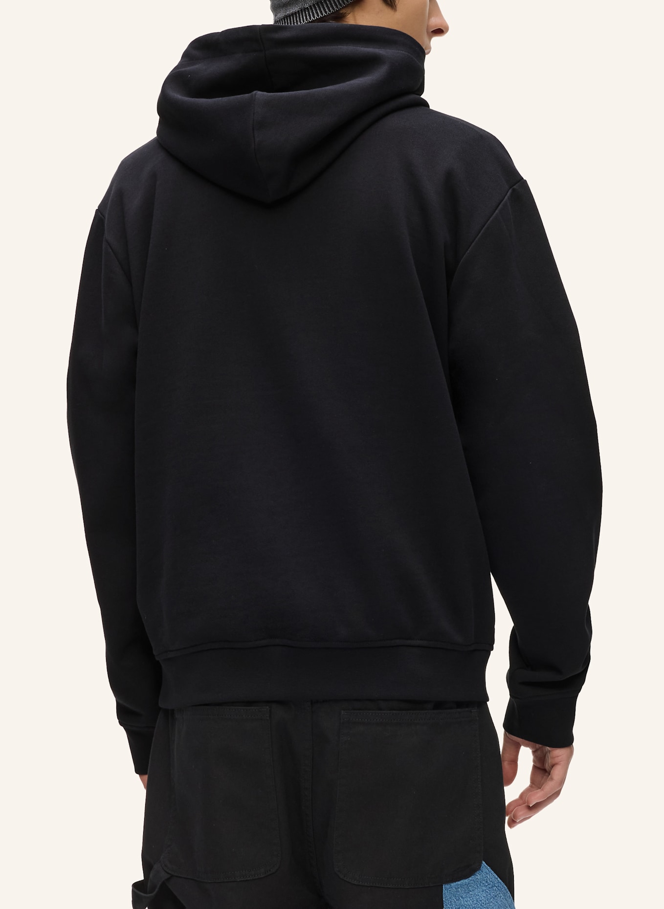 KARL LAGERFELD JEANS Hoodie: SCHWARZ