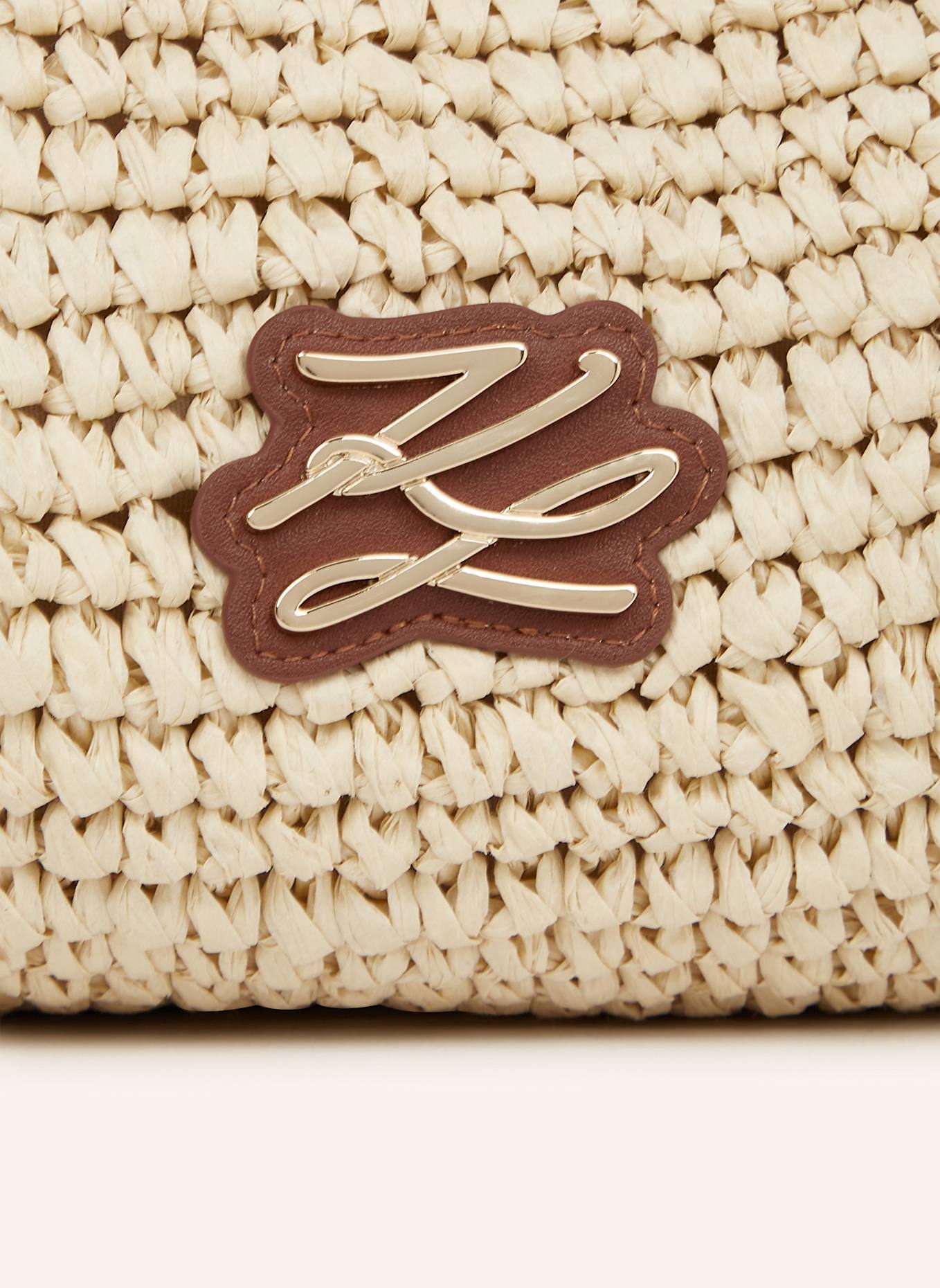 KARL LAGERFELD Strandtasche: BEIGE