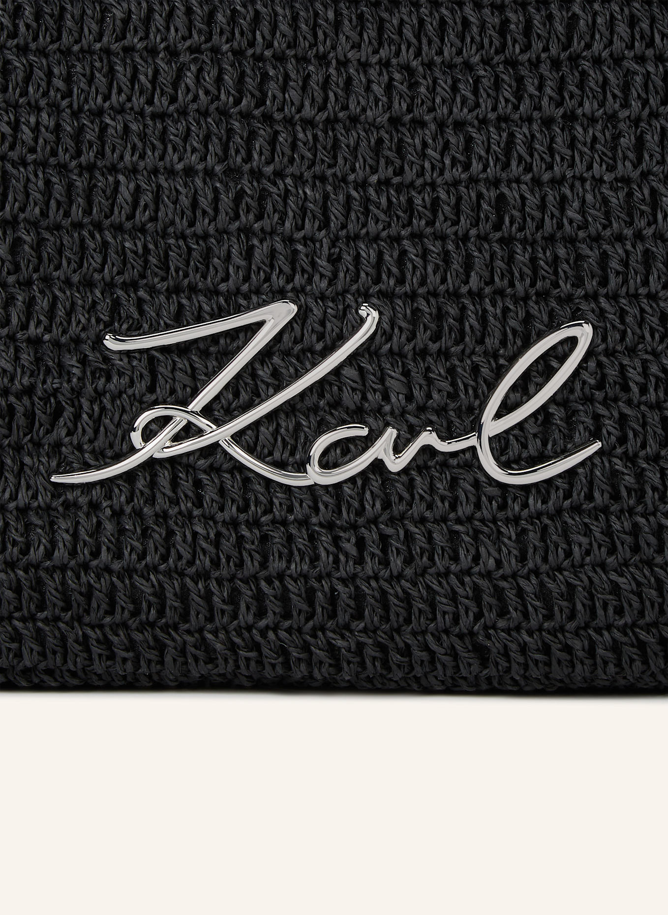 KARL LAGERFELD Strandtasche: SCHWARZ
