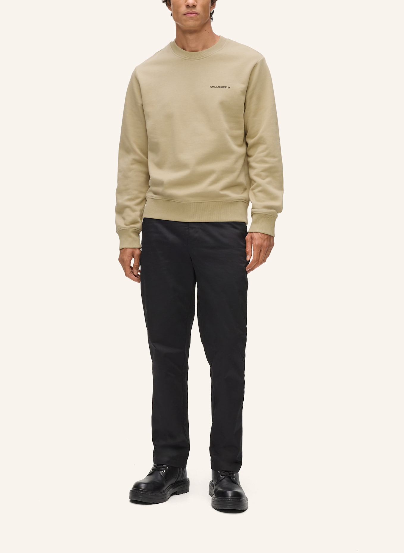 KARL LAGERFELD Sweatshirt: KHAKI