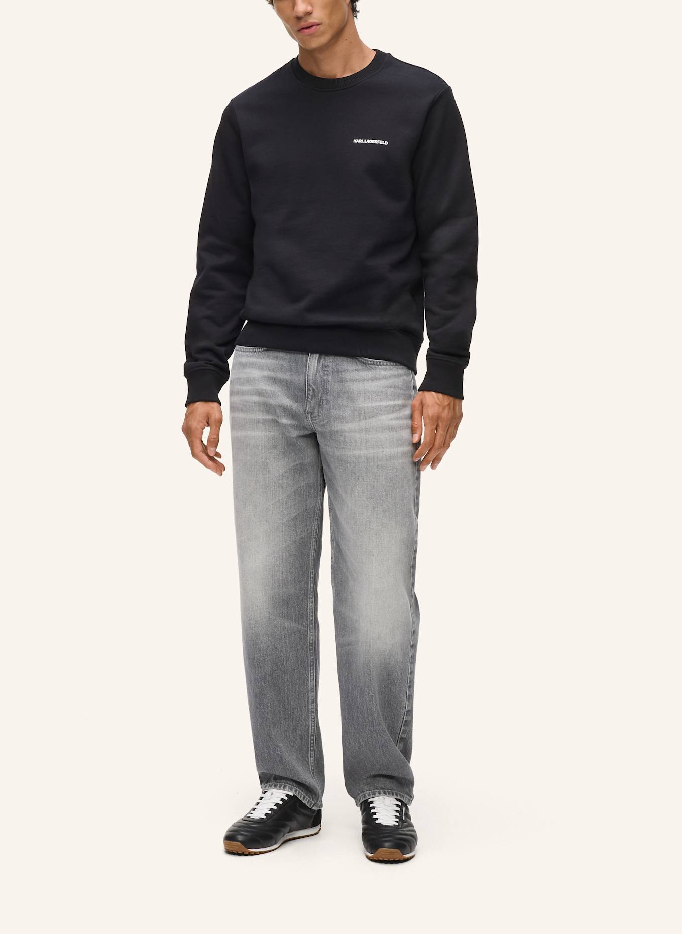 KARL LAGERFELD Sweatshirt: SCHWARZ