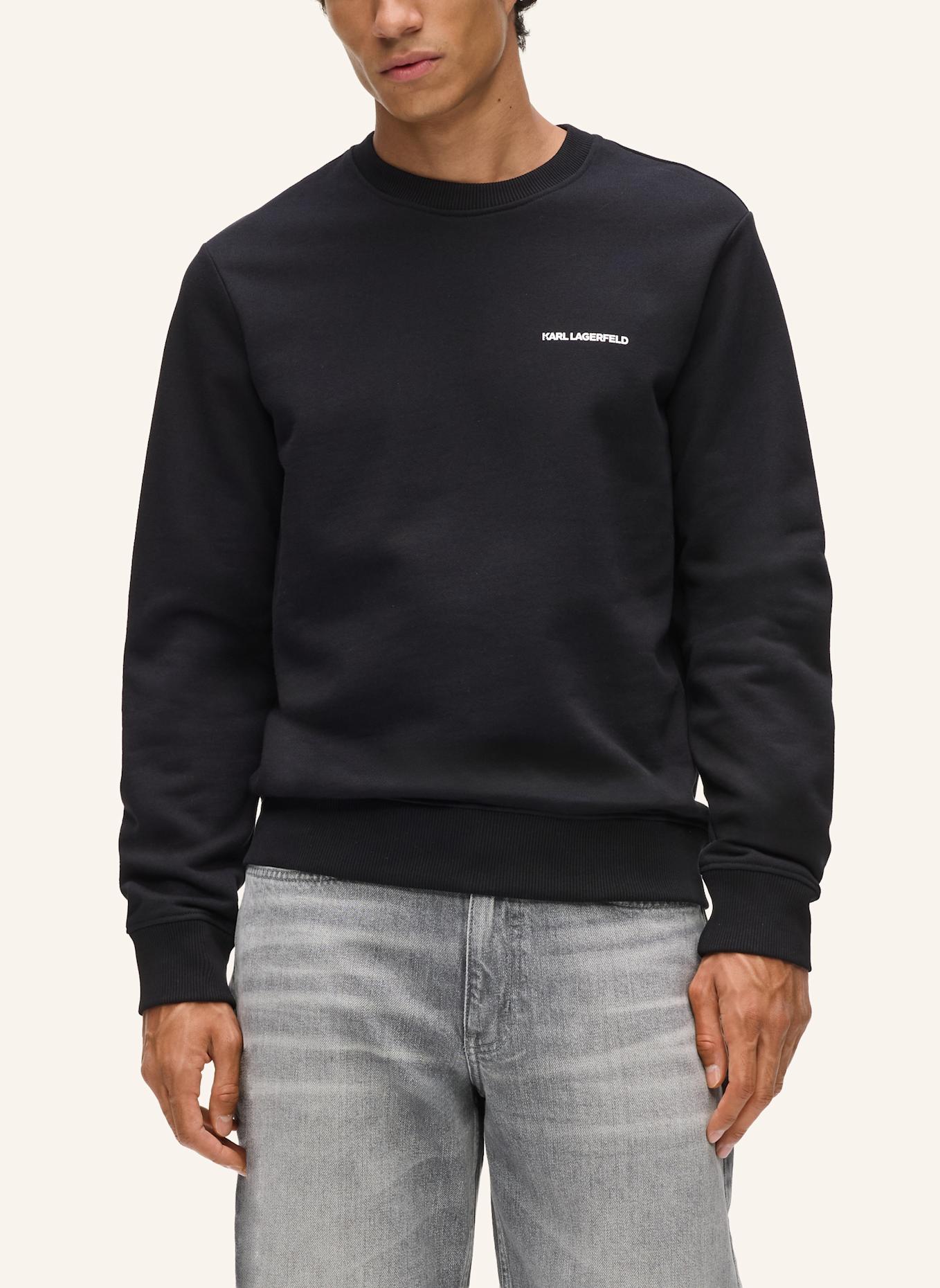 KARL LAGERFELD Sweatshirt: SCHWARZ