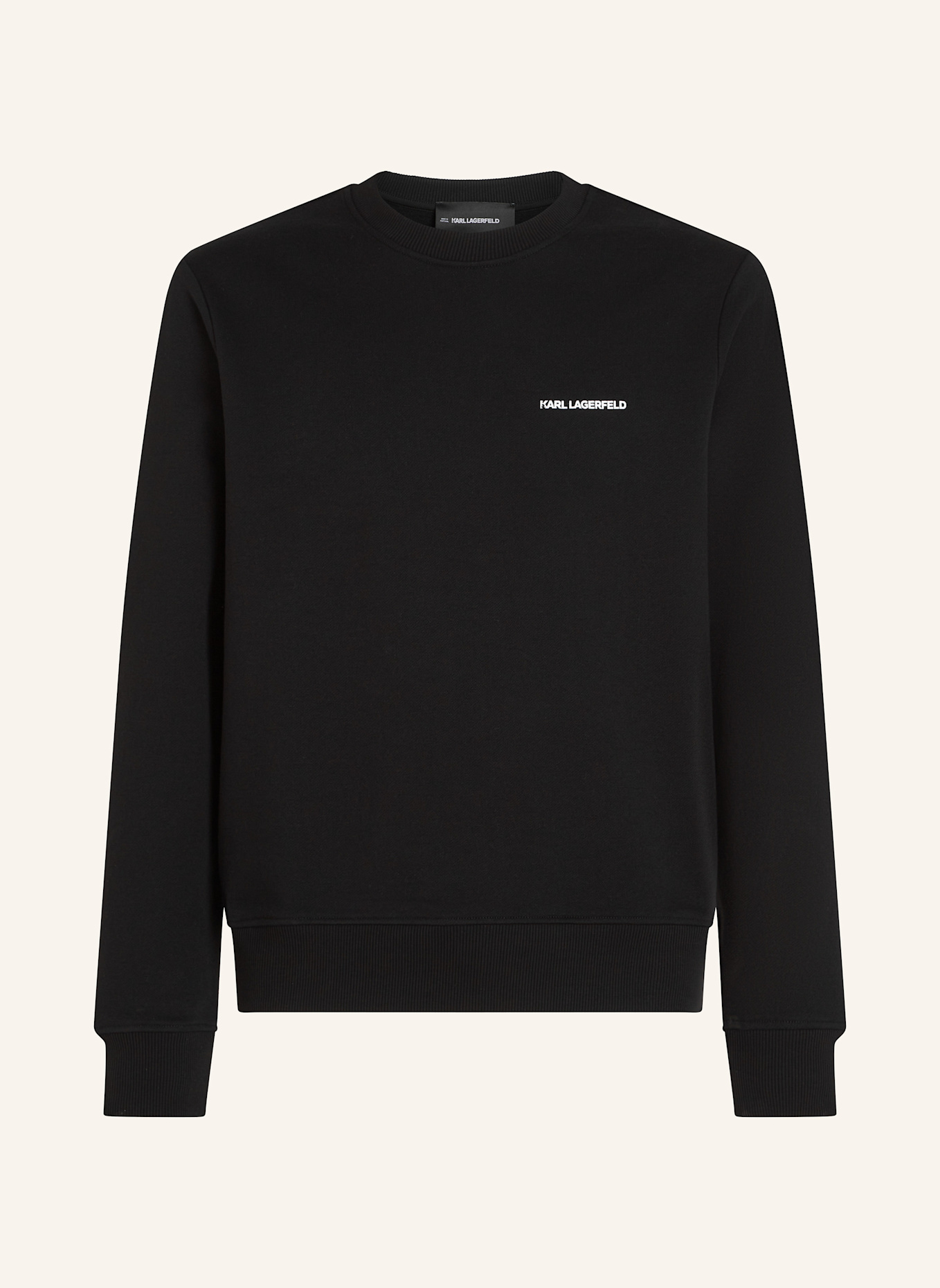 KARL LAGERFELD Sweatshirt: SCHWARZ