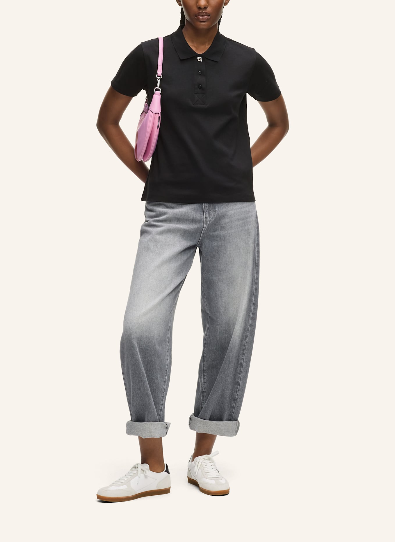 KARL LAGERFELD T-shirt: SCHWARZ