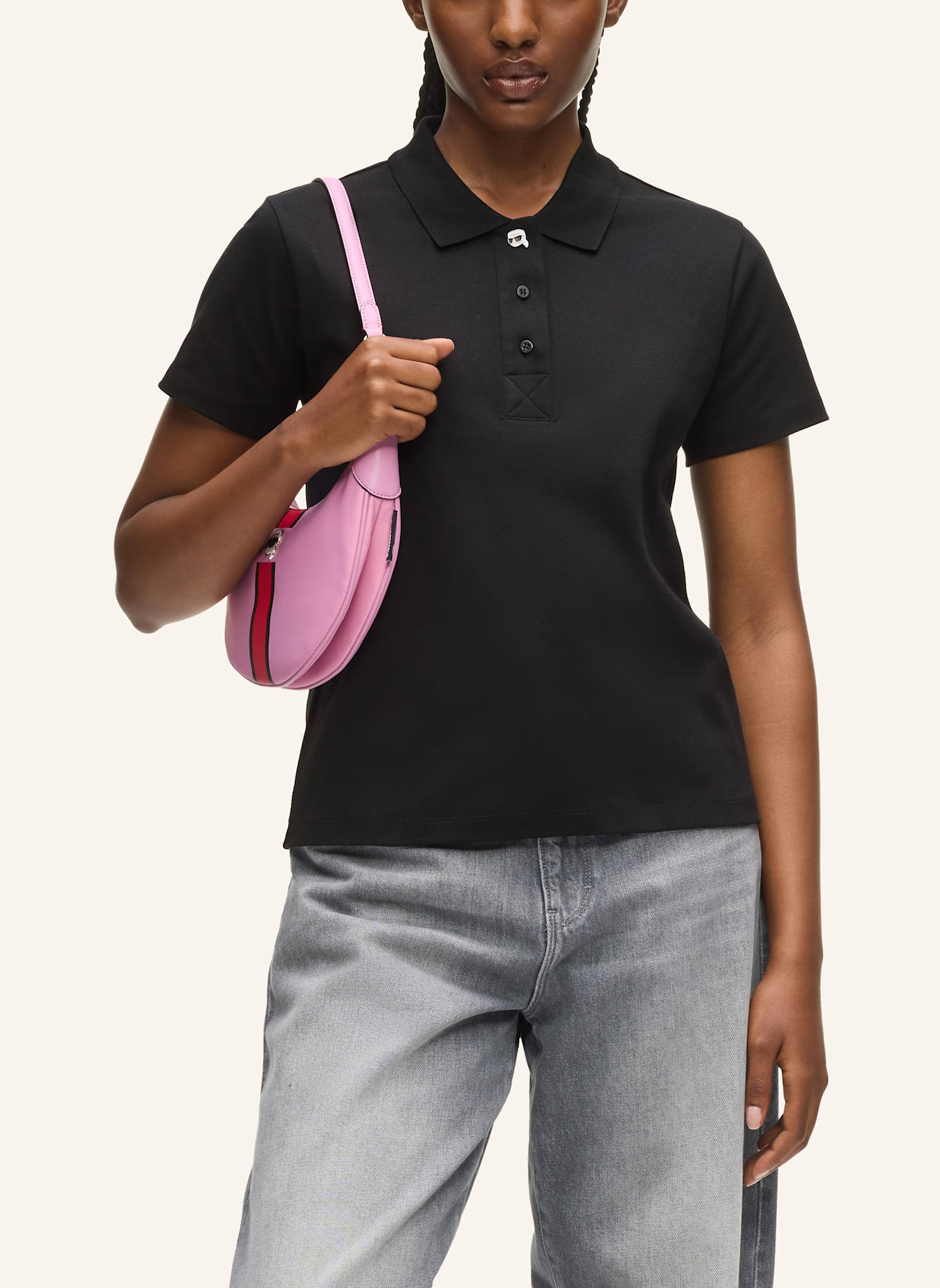 KARL LAGERFELD T-shirt: SCHWARZ