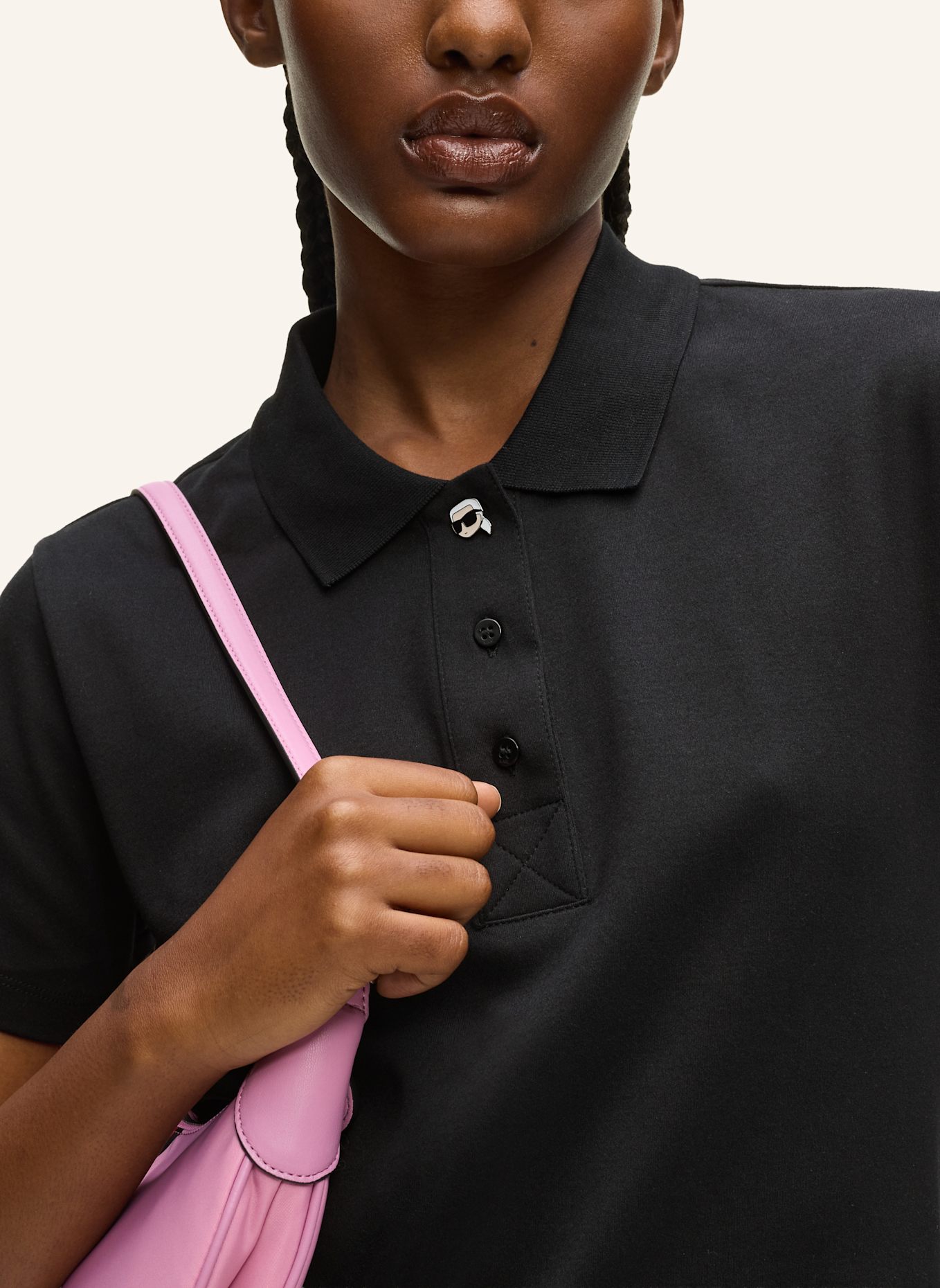 KARL LAGERFELD T-shirt: SCHWARZ