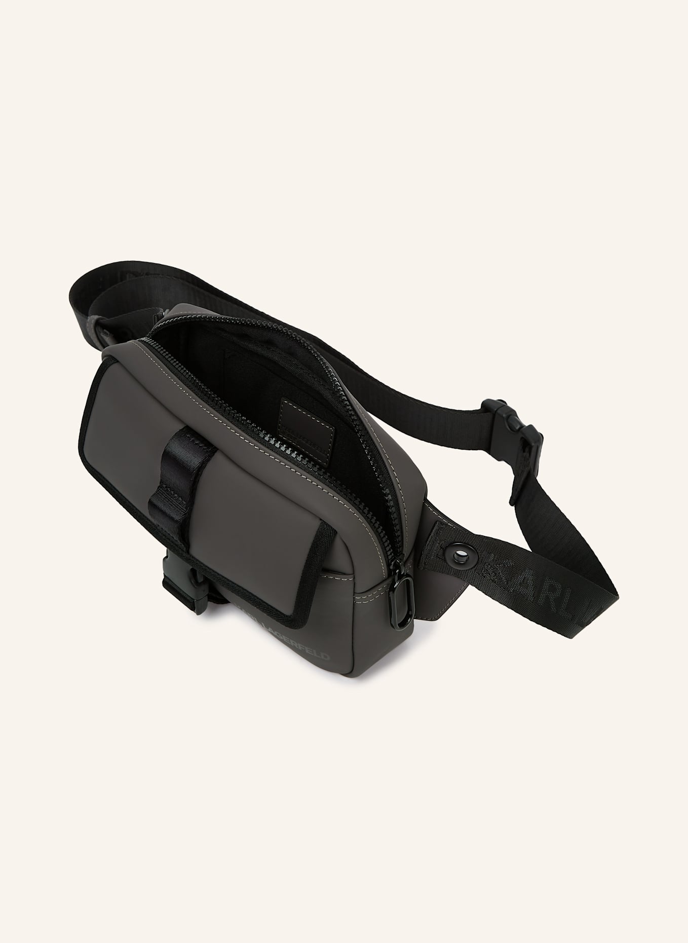 KARL LAGERFELD JEANS Gürteltasche: DUNKELGRAU