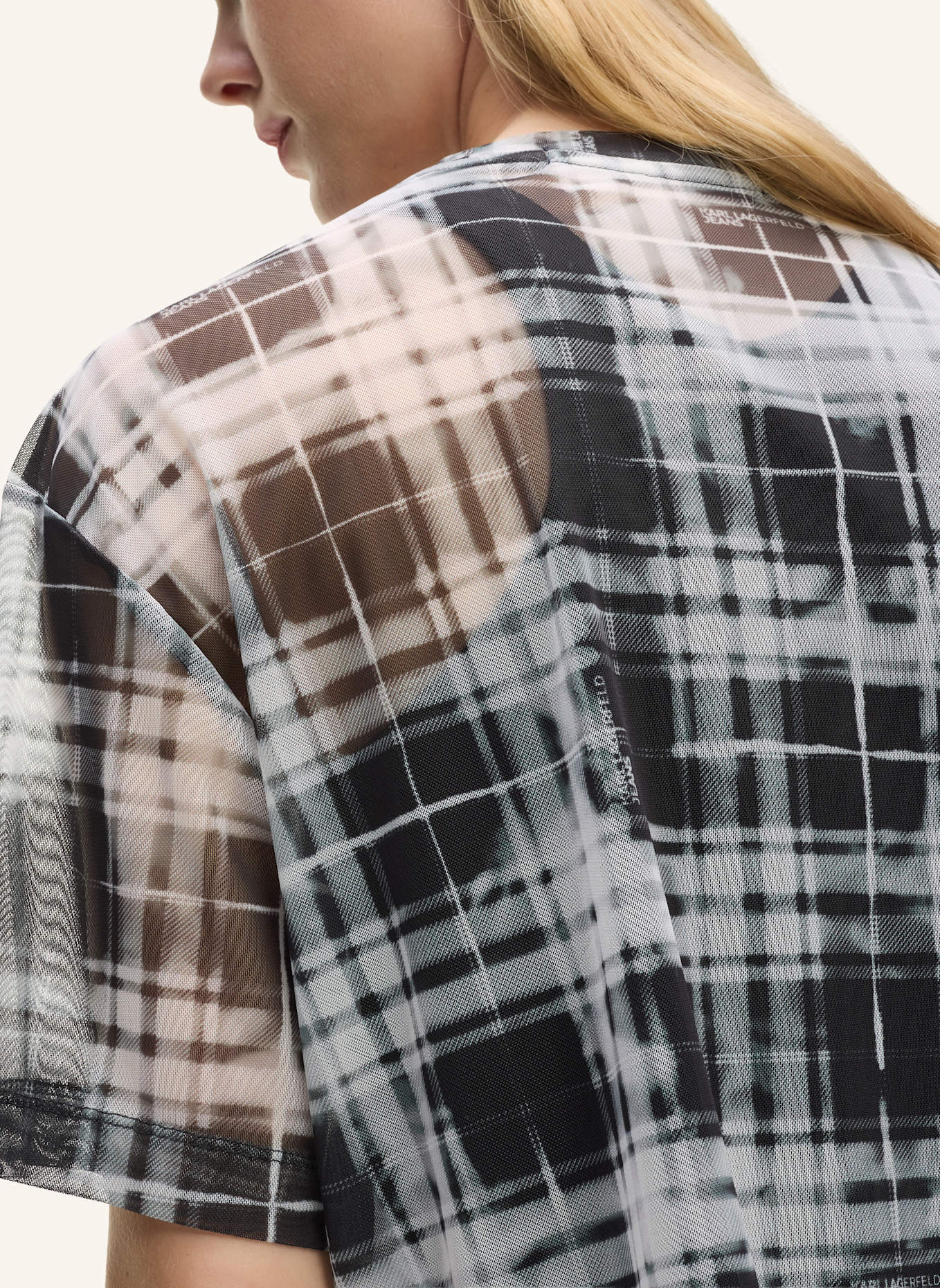 KARL LAGERFELD JEANS Top: SCHWARZ